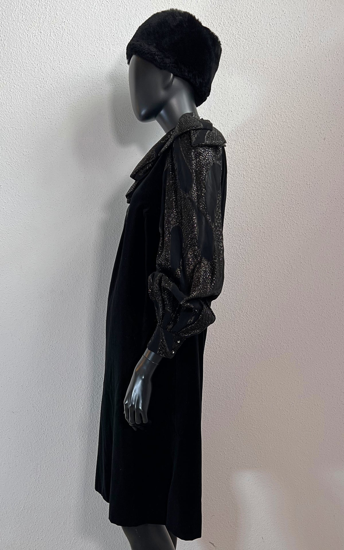 Vintage Pierre Cardin Boutique Velvet Dress