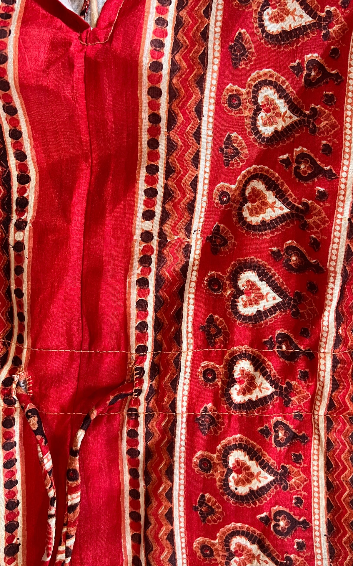 Vintage 70s Maxi Silk Dress