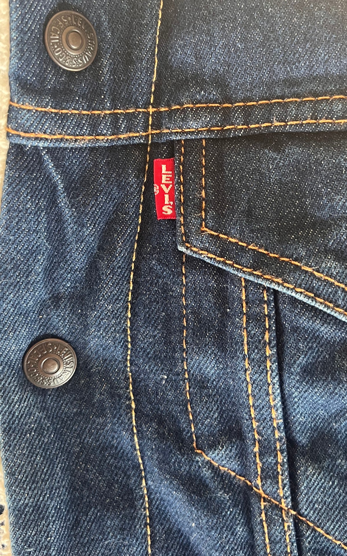 Vintage MENS Levis Sherpa Jacket