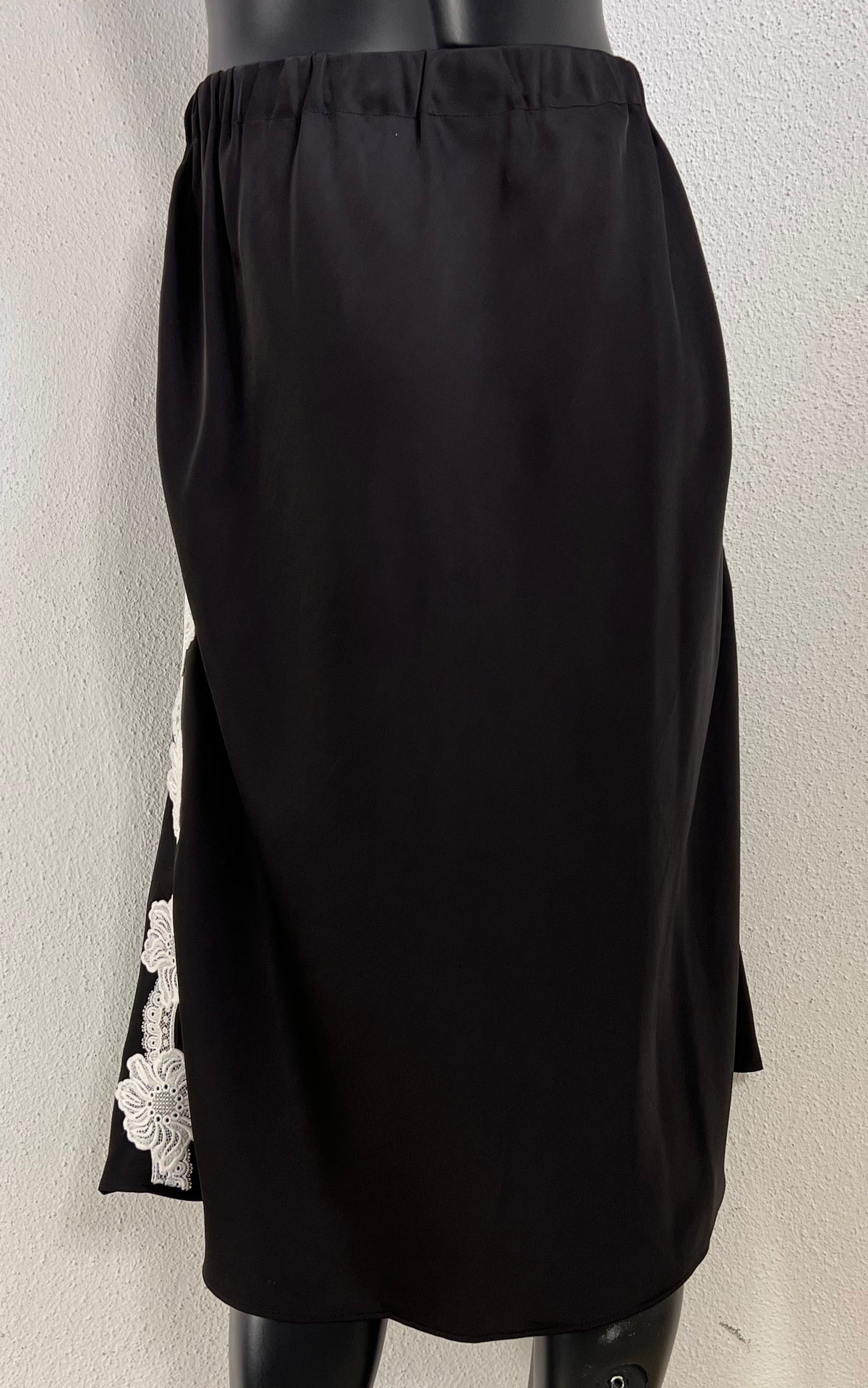 Jil Sander Lace Satin Lingerie Skirt SS2025