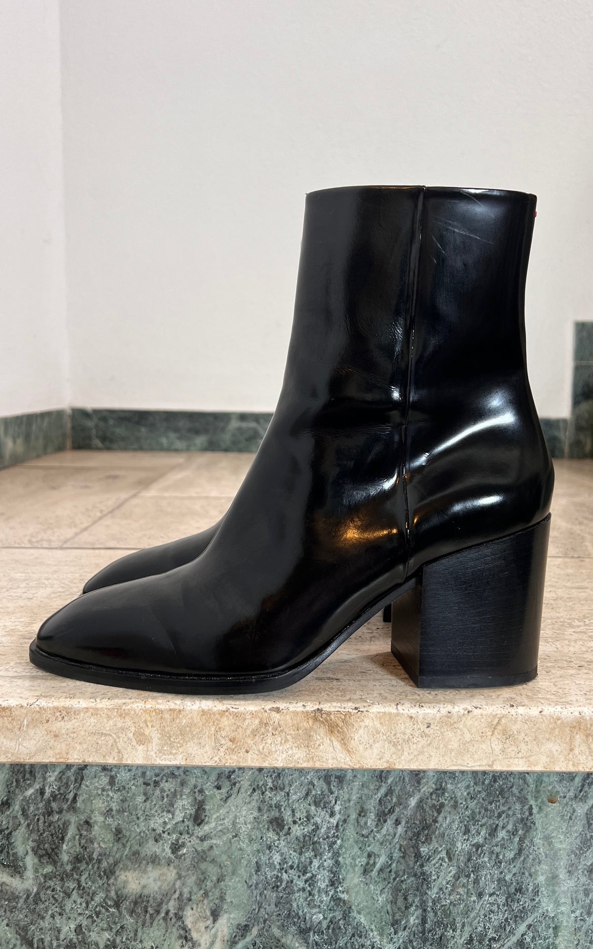 Aeyde Patent Boots 40