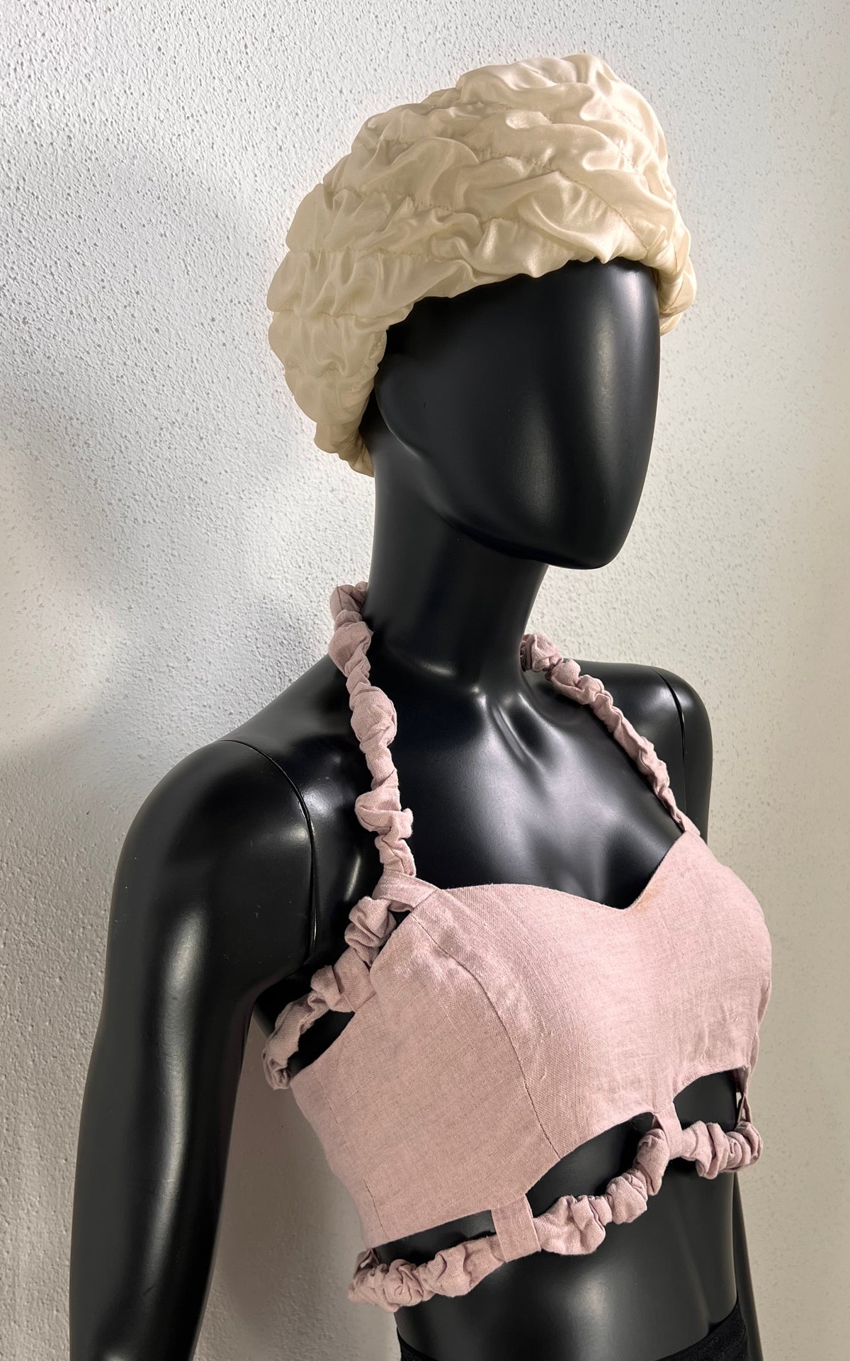 Ganni Hemp Cut Out Top