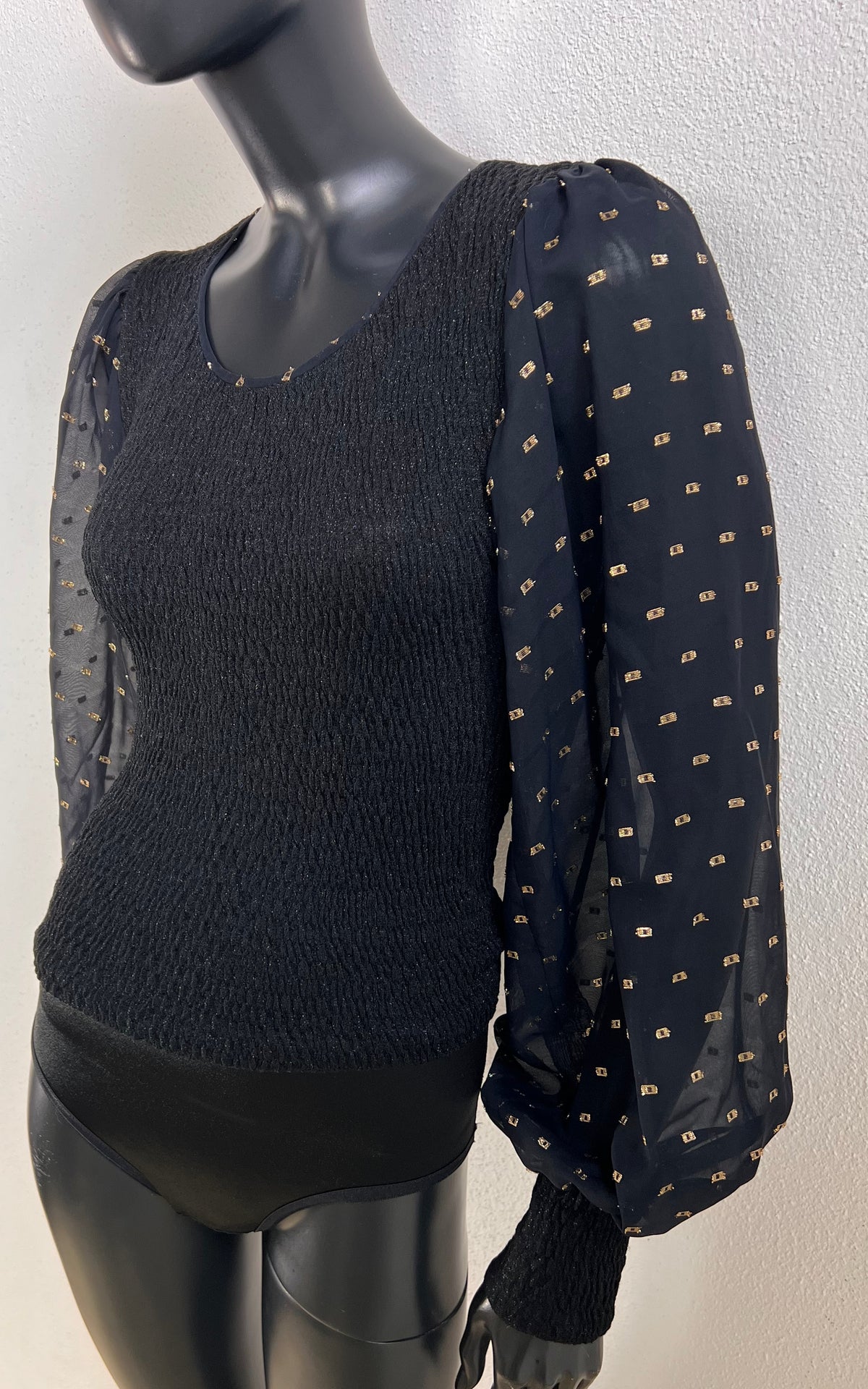 Vintage 70s Top with Ballon Sleeves