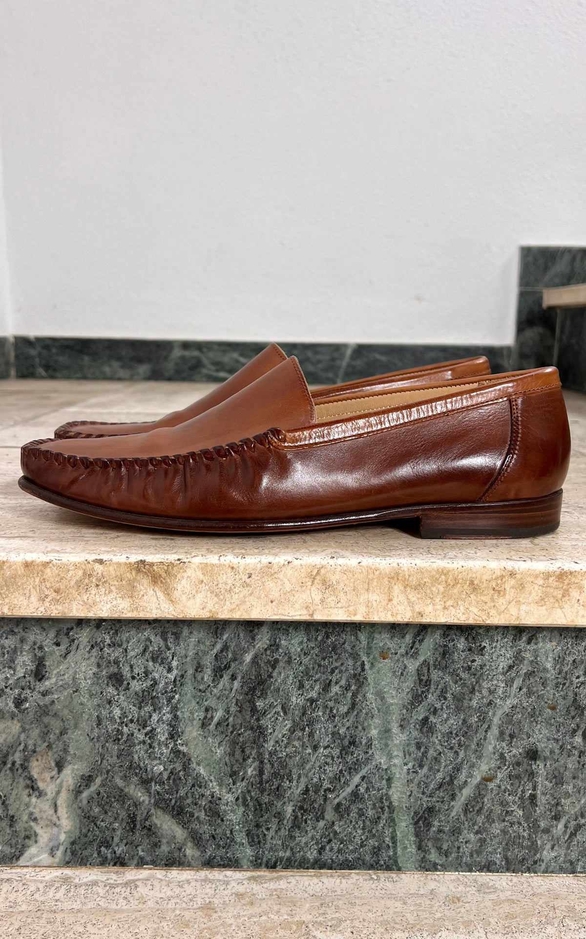 Vintage Galizio Torresi Leather Loafers 44,5