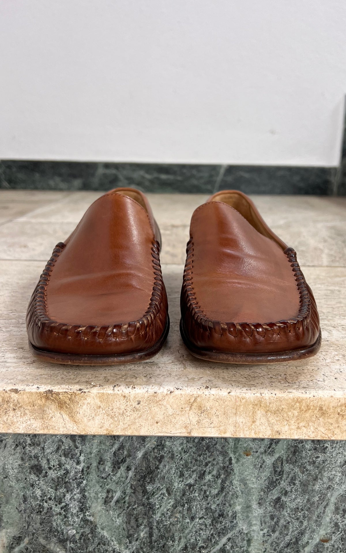 Vintage Galizio Torresi Leather Loafers 44,5