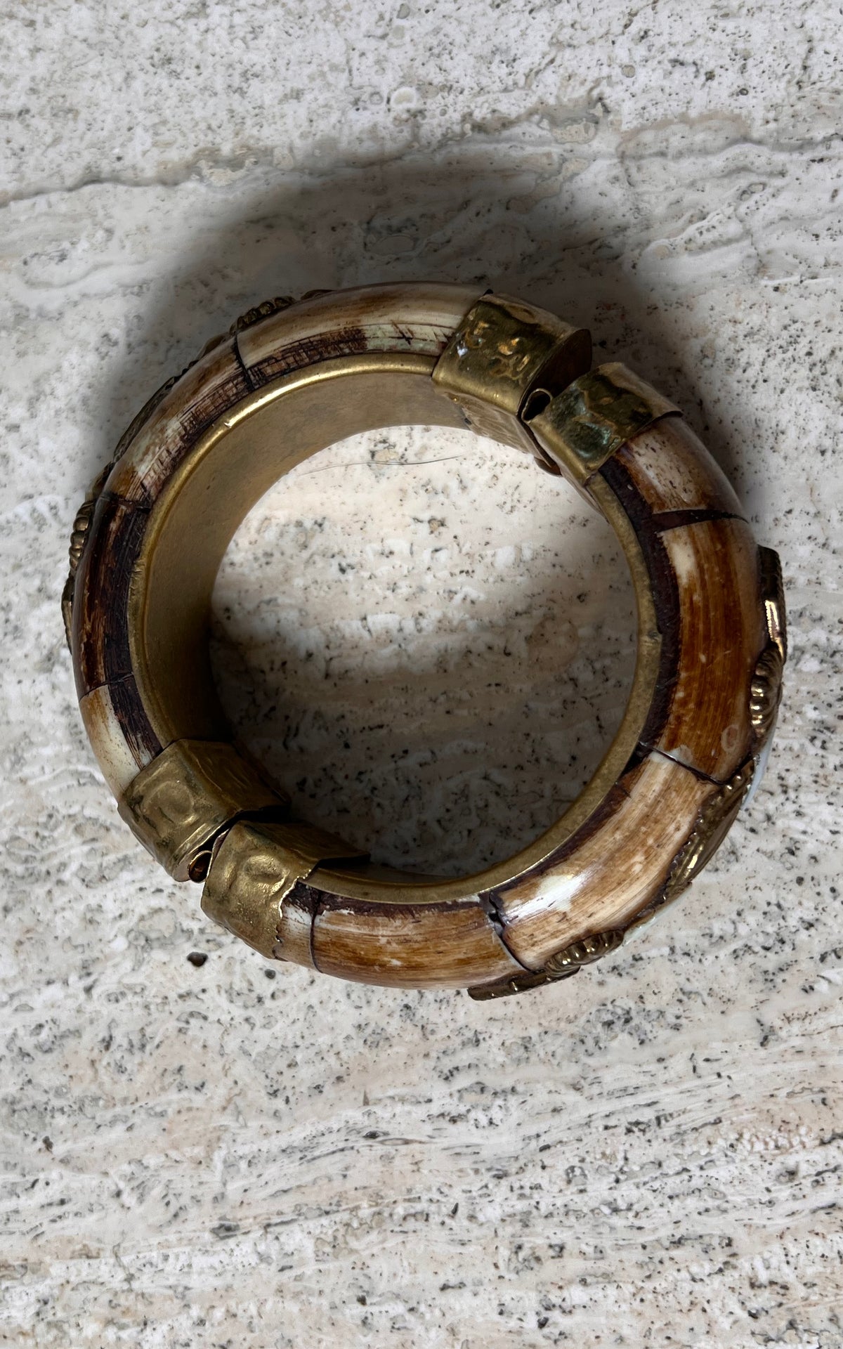 1968 VINTAGE X BOHEMIAN BOTANICALS Vintage Horn Bangle