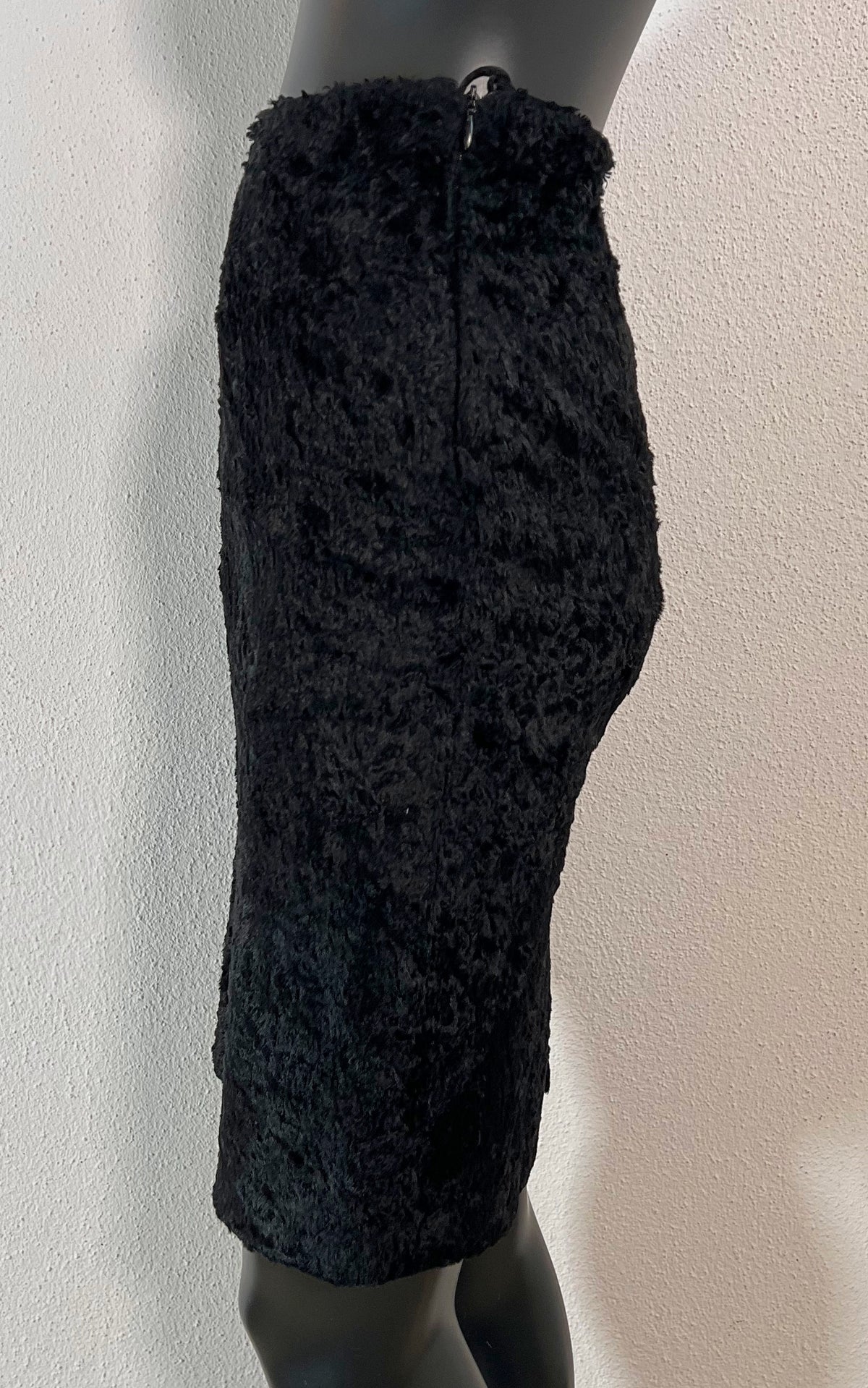 Vintage Philosophie by Alberta Ferretti Fake Fur Skirt
