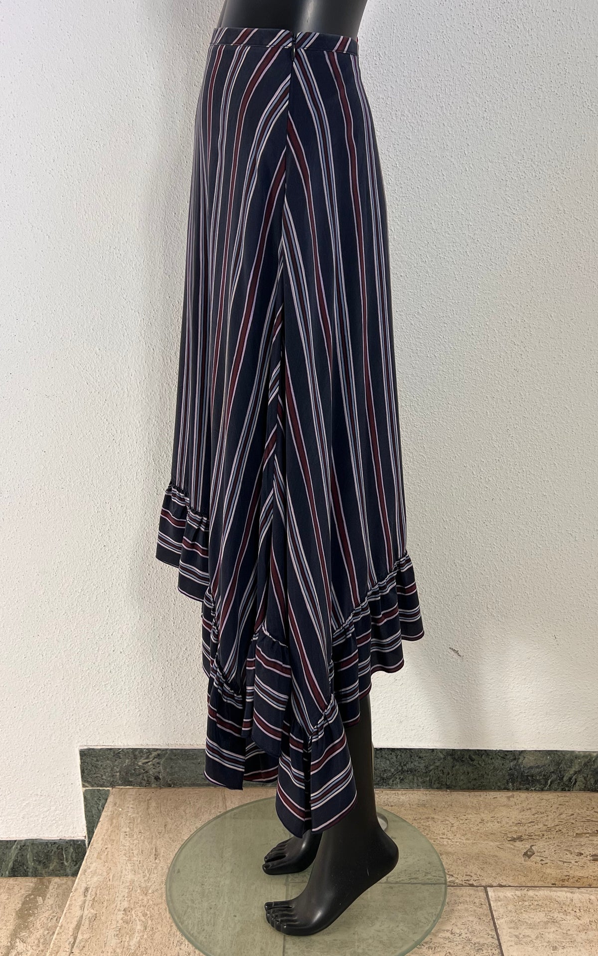 See by Chloe Ruffle Silk Skirt