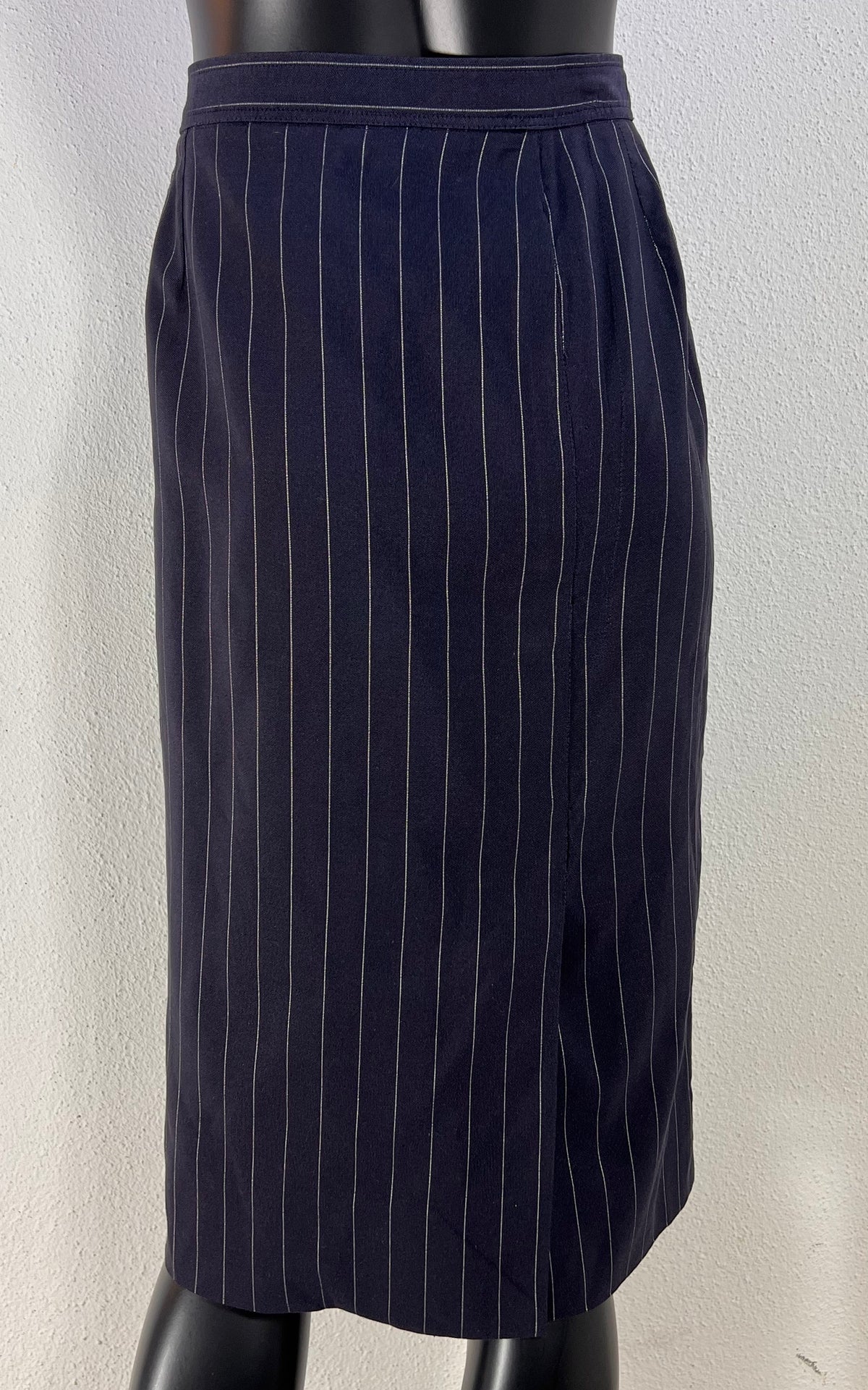 Vintage Yves Saint Laurent Pinstripe Skirt