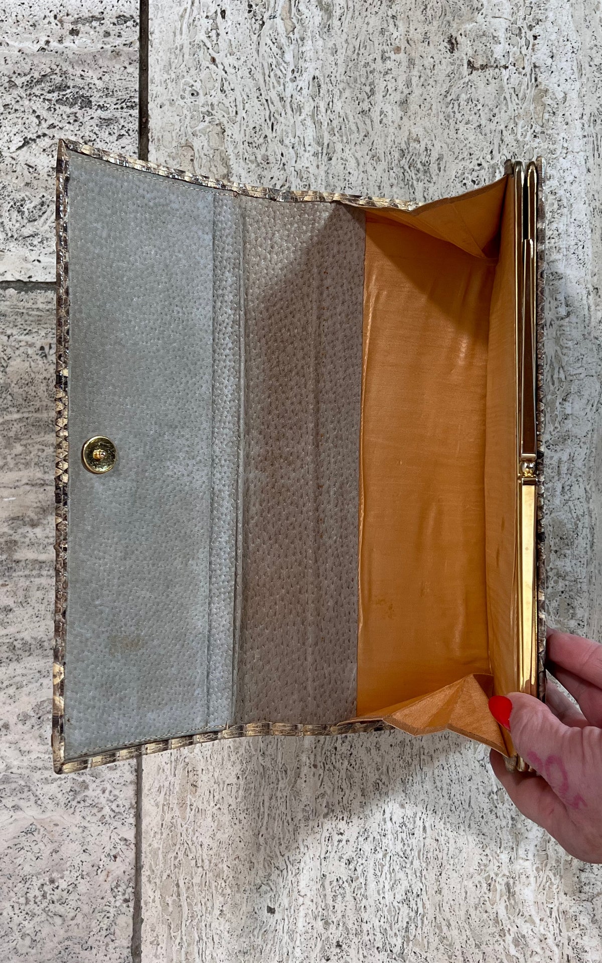 Vintage Python Skin Wallet