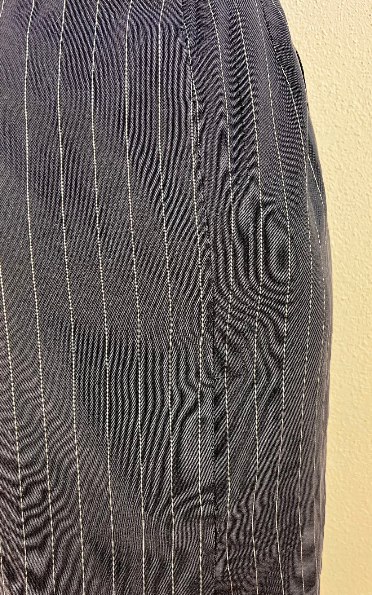 Vintage Yves Saint Laurent Pinstripe Skirt