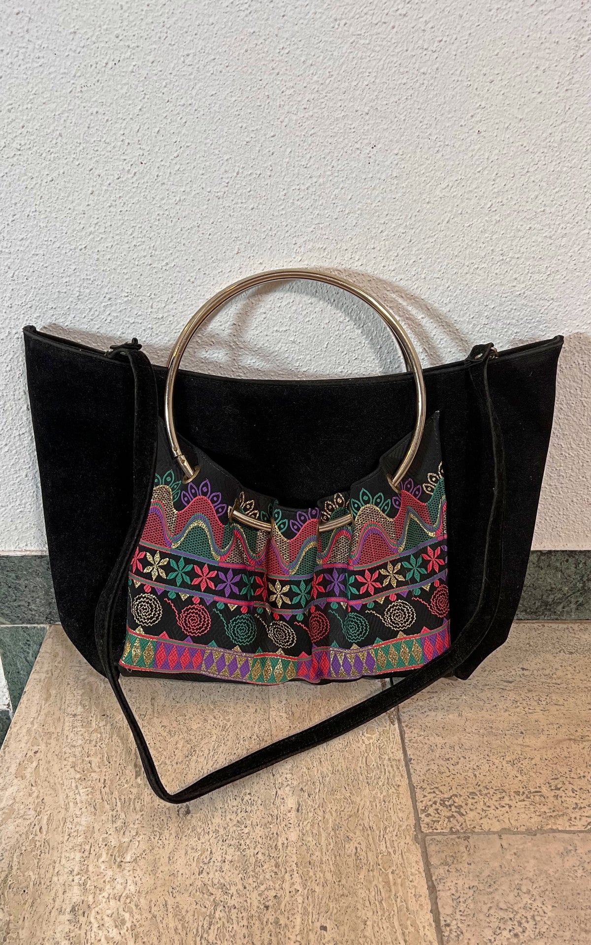 Vintage Velour Bag