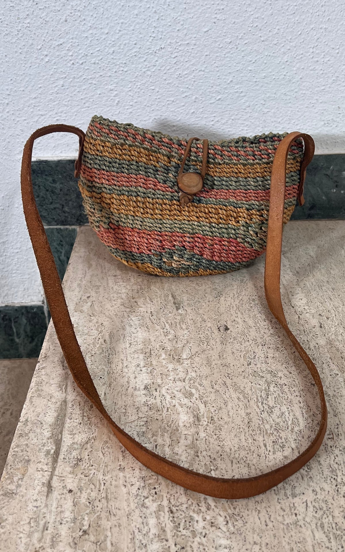 Vintage Small Basket Bag