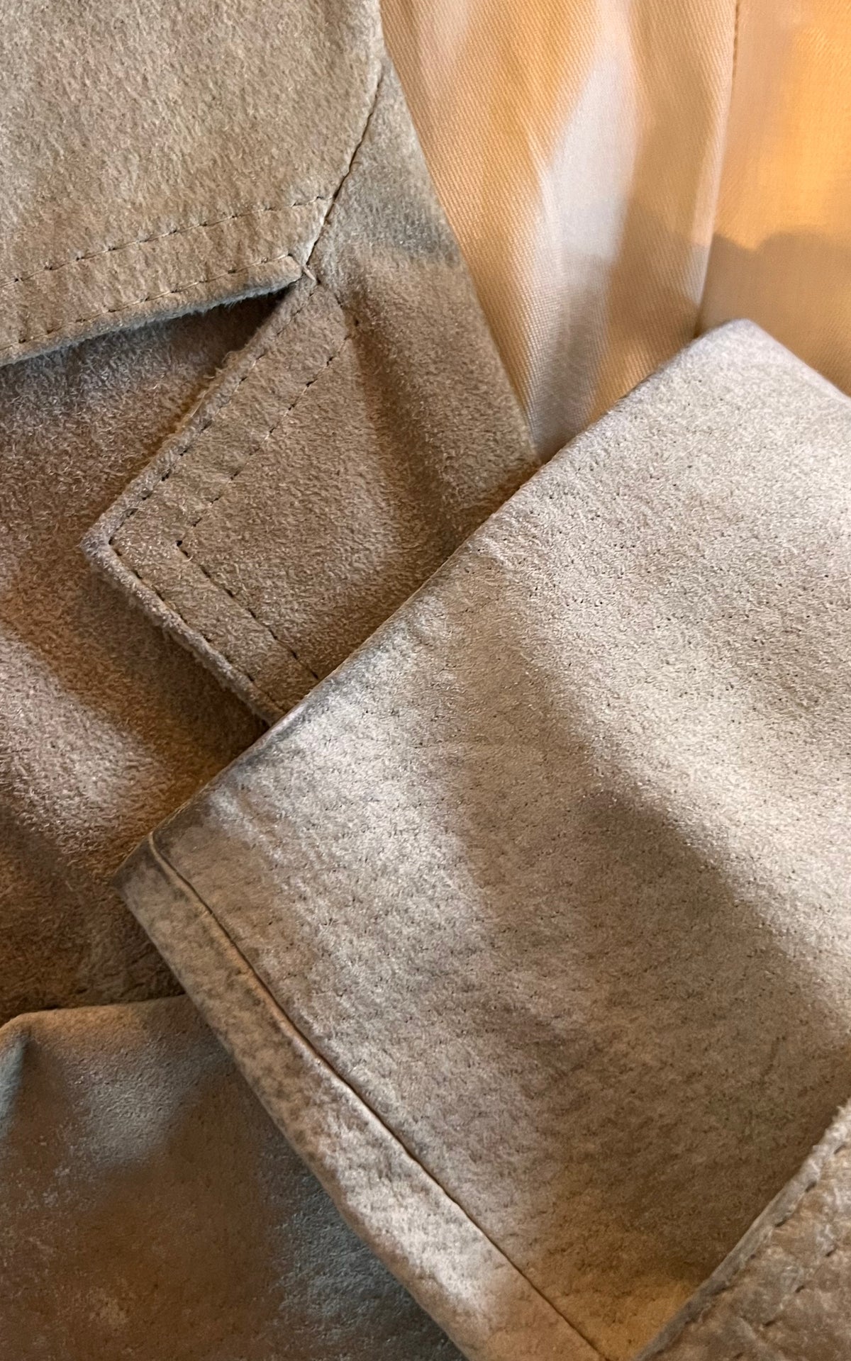Vintage 70s Suede Leather Coat