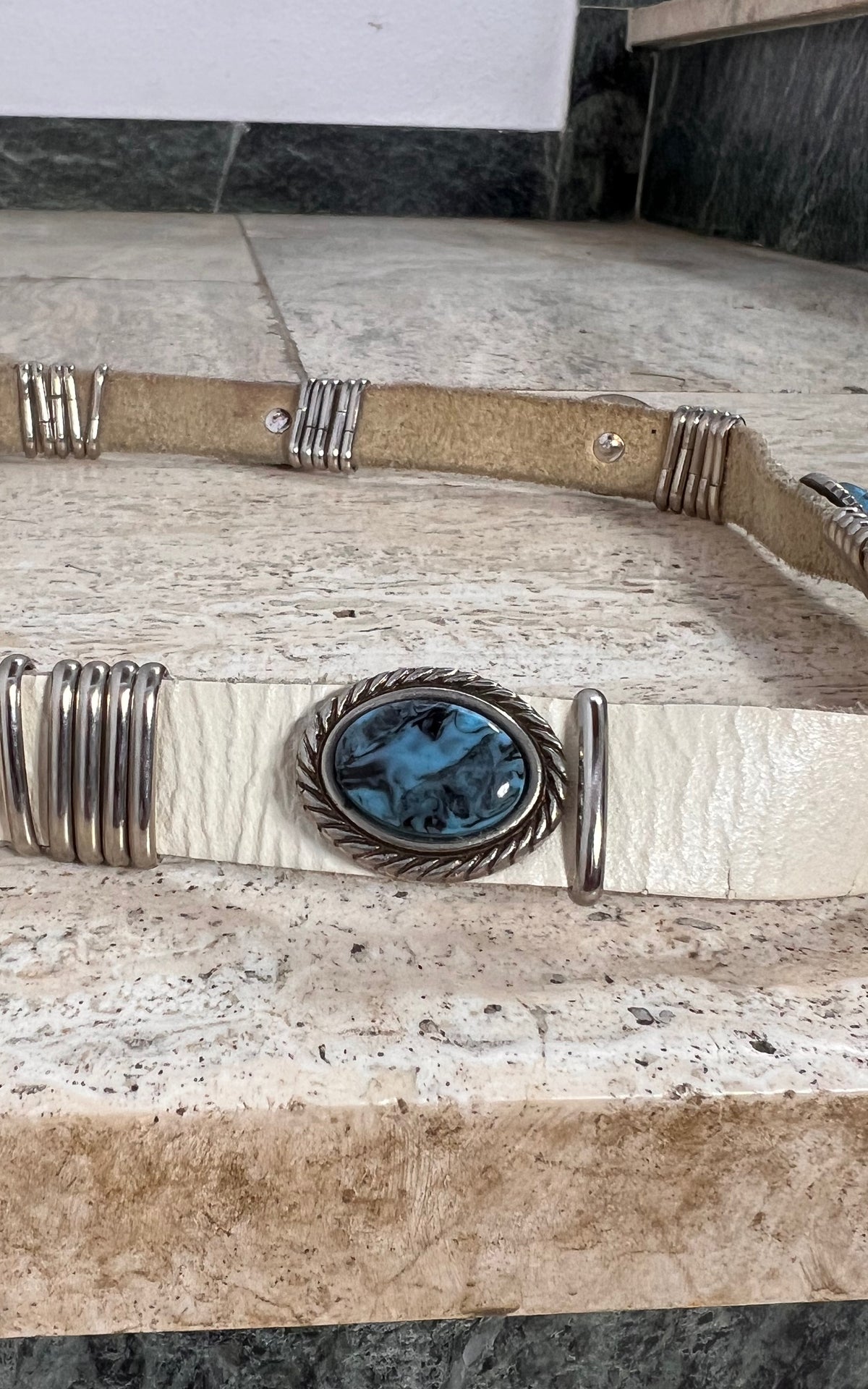Vintage Southwestern Leather Belt
