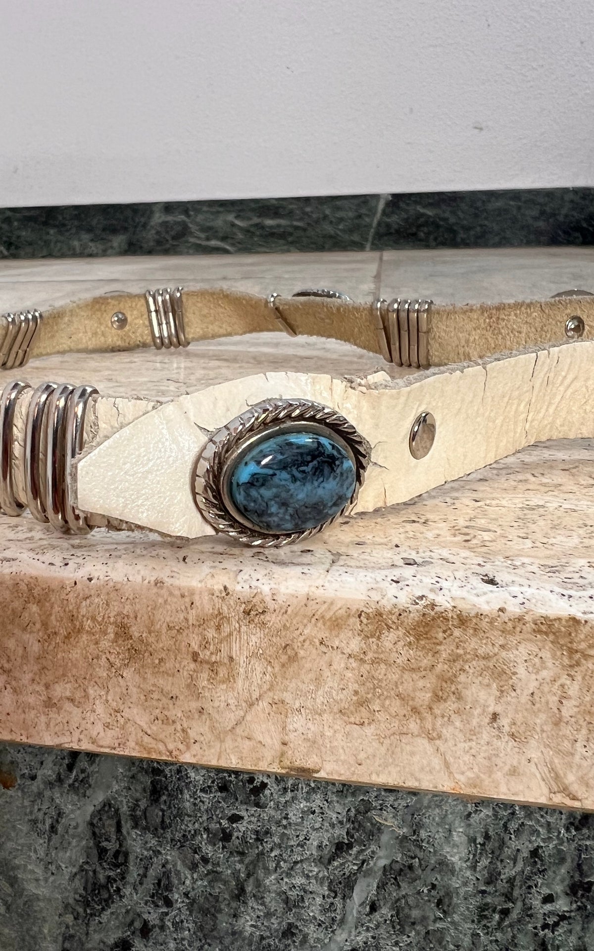 Vintage Southwestern Leather Belt