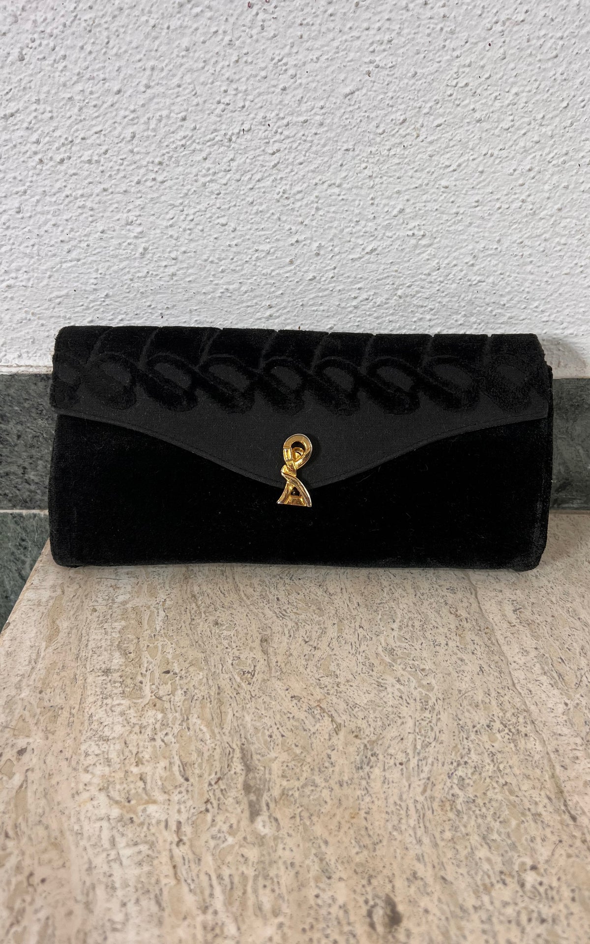 Vintage Velvet Roberta Di Camerino Clutch Bag