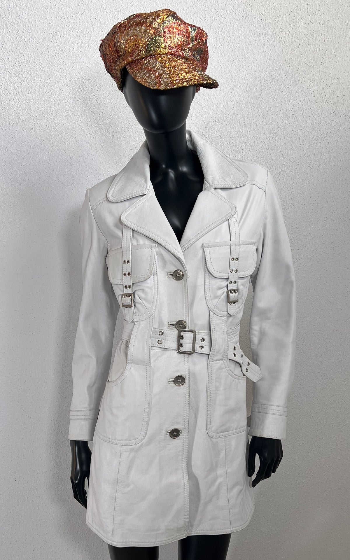 Vintage Y2K Leather Coat