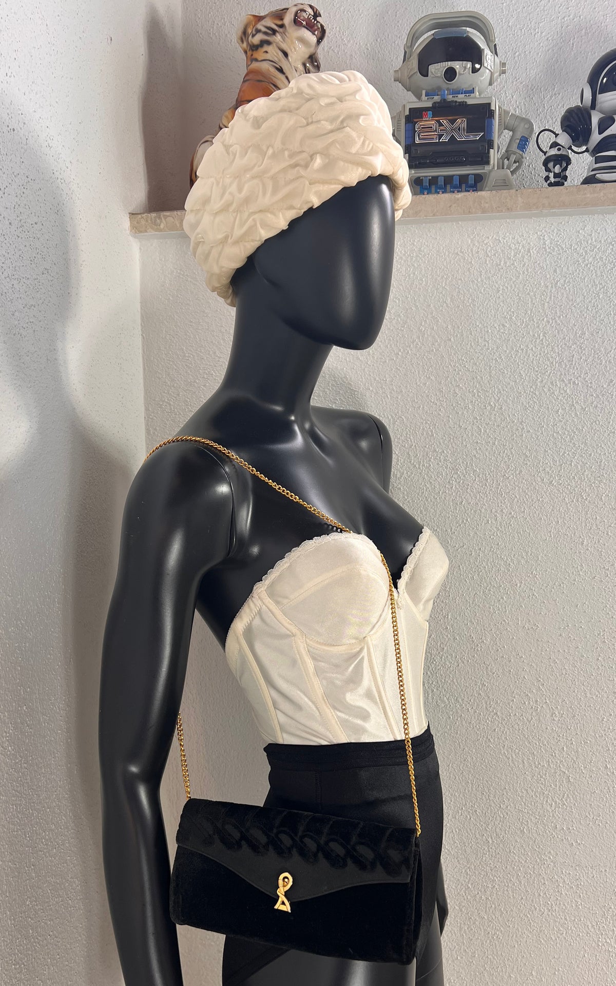Vintage Velvet Roberta Di Camerino Clutch Bag