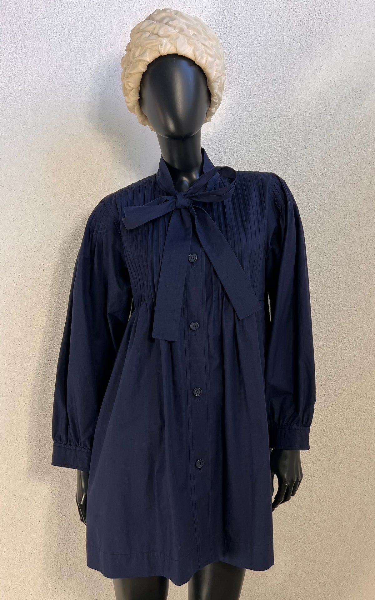 Vintage Yves Saint Laurent Pleats Mini Dress