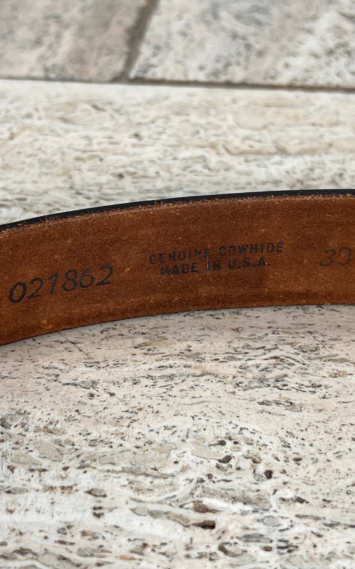 Vintage Textan Turquoise Leather Belt