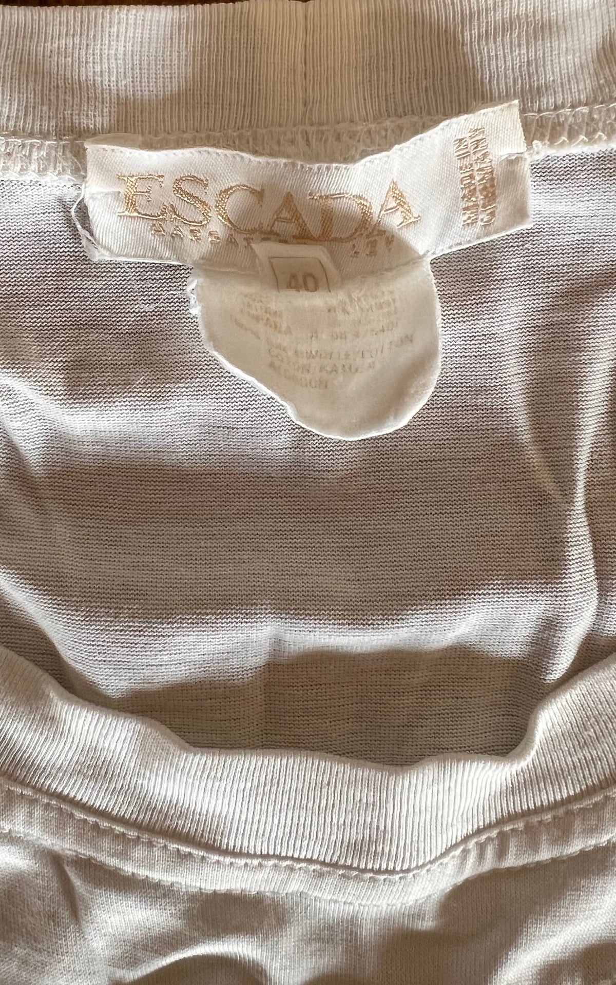 Vintage 90s Escada Goldfish Tee