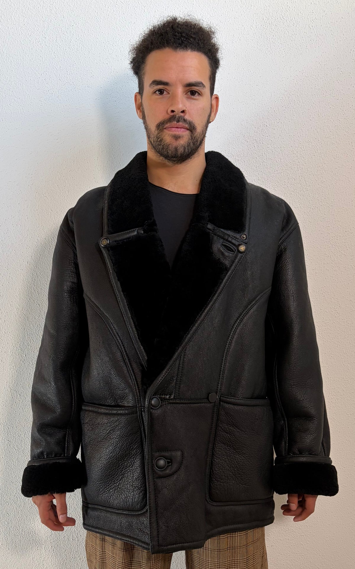 Vintage MENS Shearling Jacket