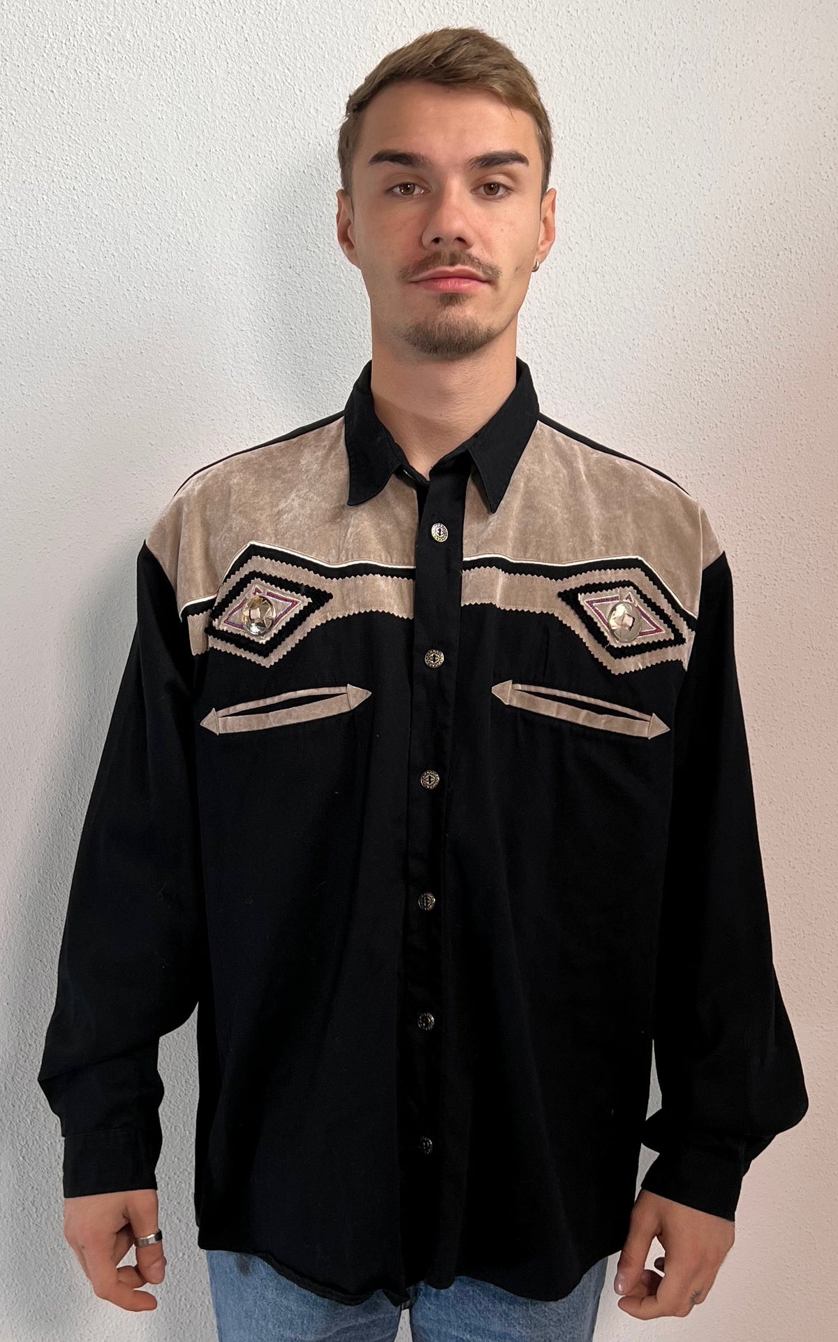 Vintage MENS Western Button Down Shirt