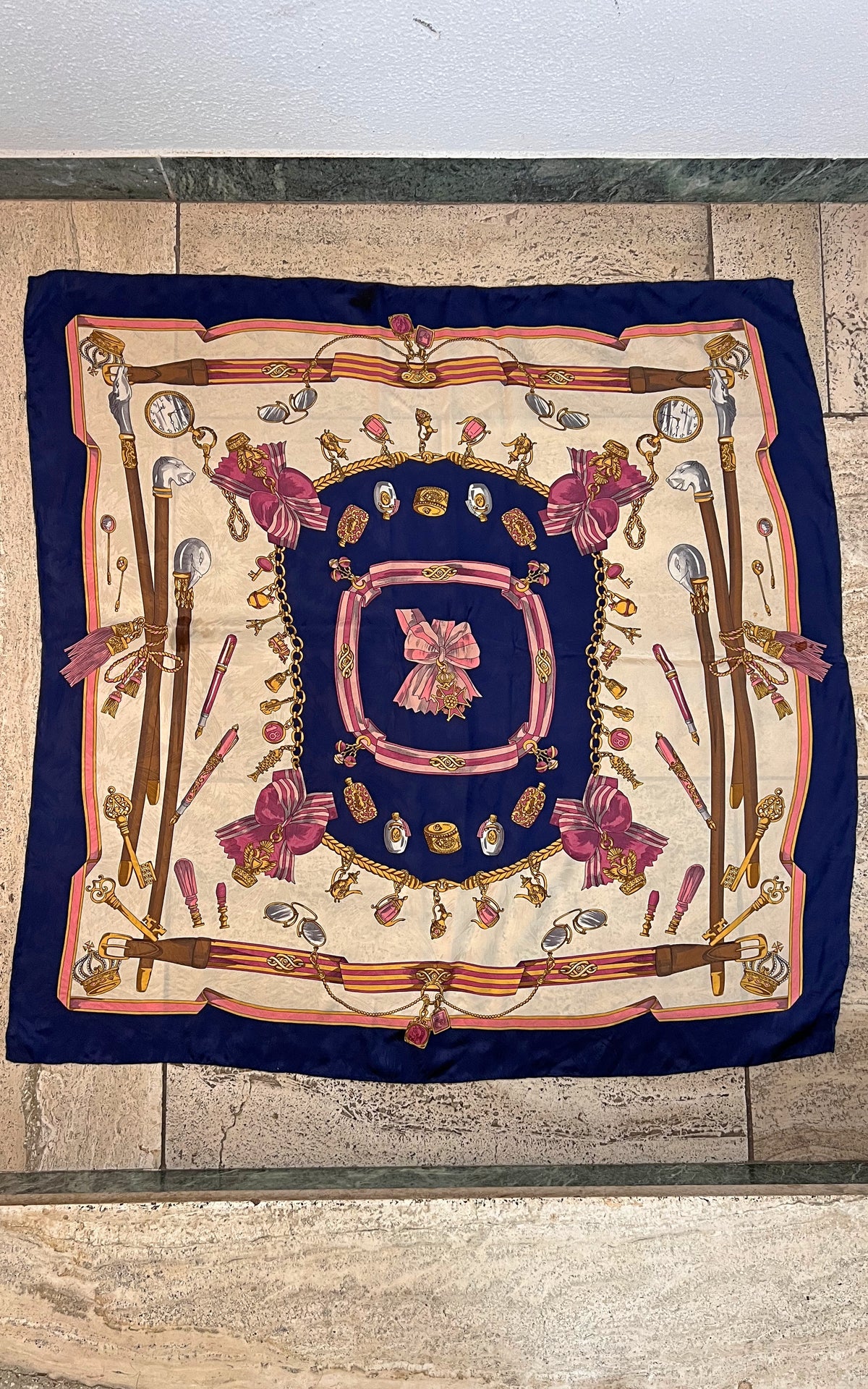 Vintage Silk Foulard