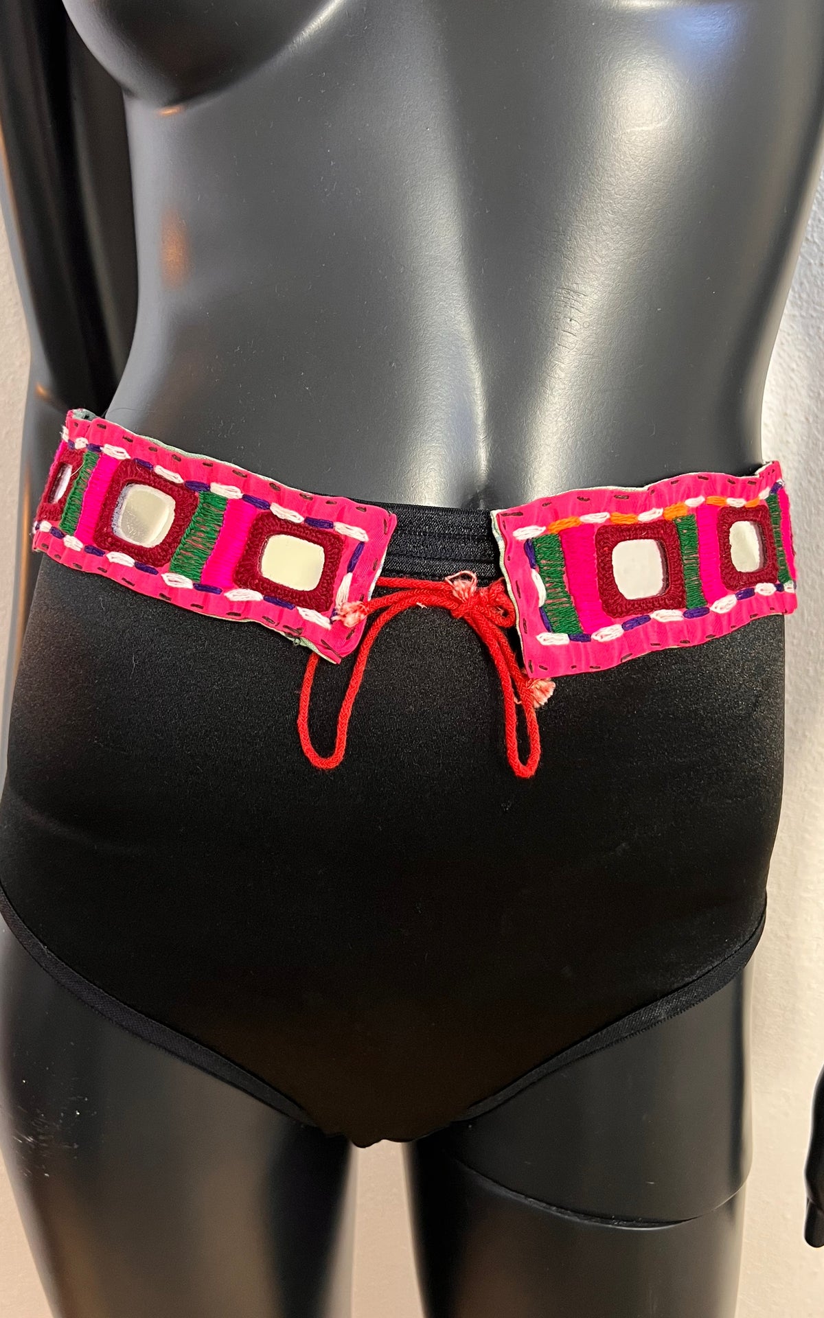 Vintage Embroidered Handcrafted Mirror Belt