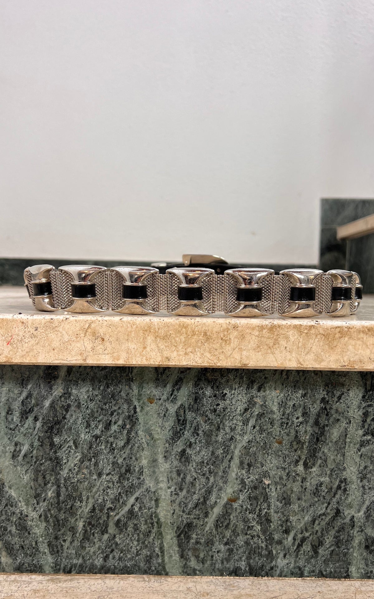 Vintage Studded Metal Belt