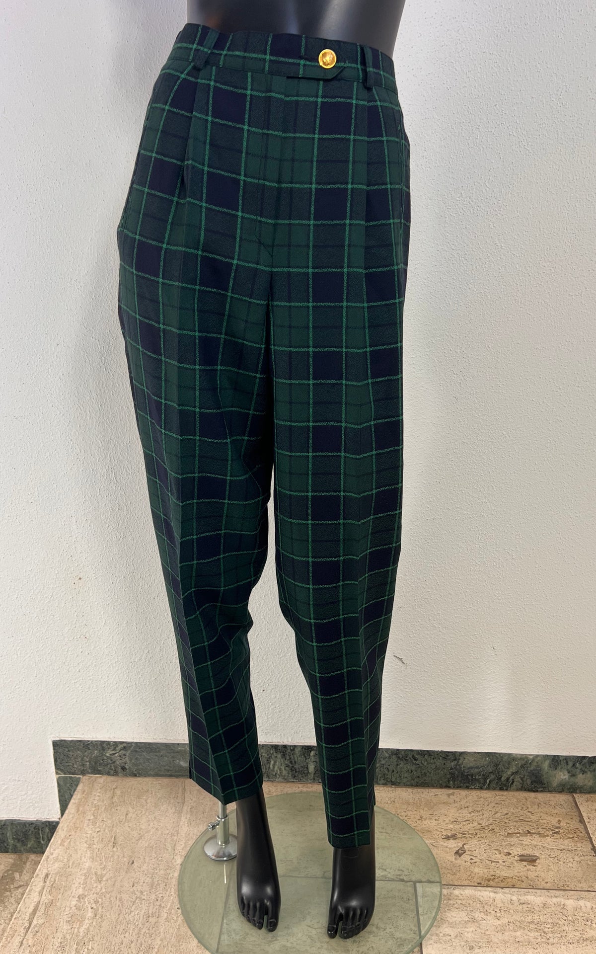 Vintage Yarell Wool Tartan Trouser