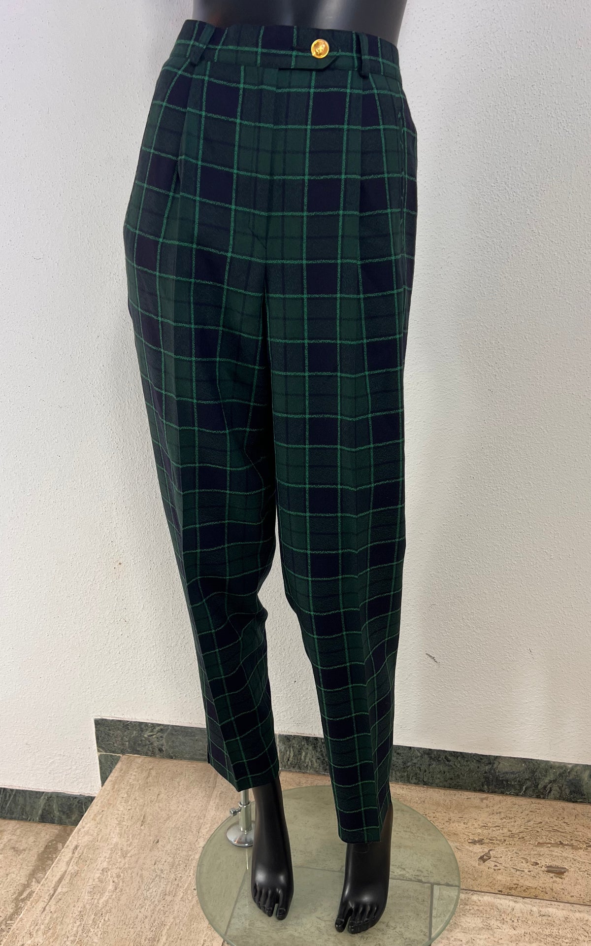 Vintage Yarell Wool Tartan Trouser