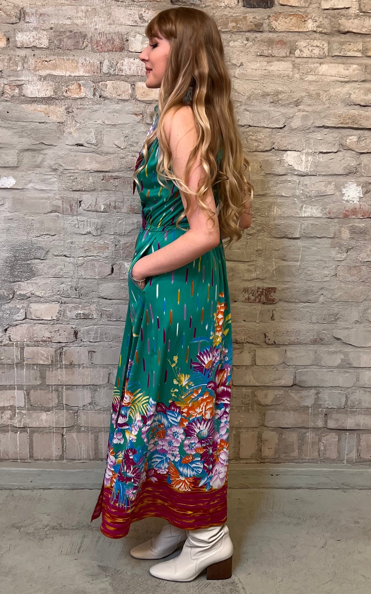 Vintage Oleg Cassini 70s Dress