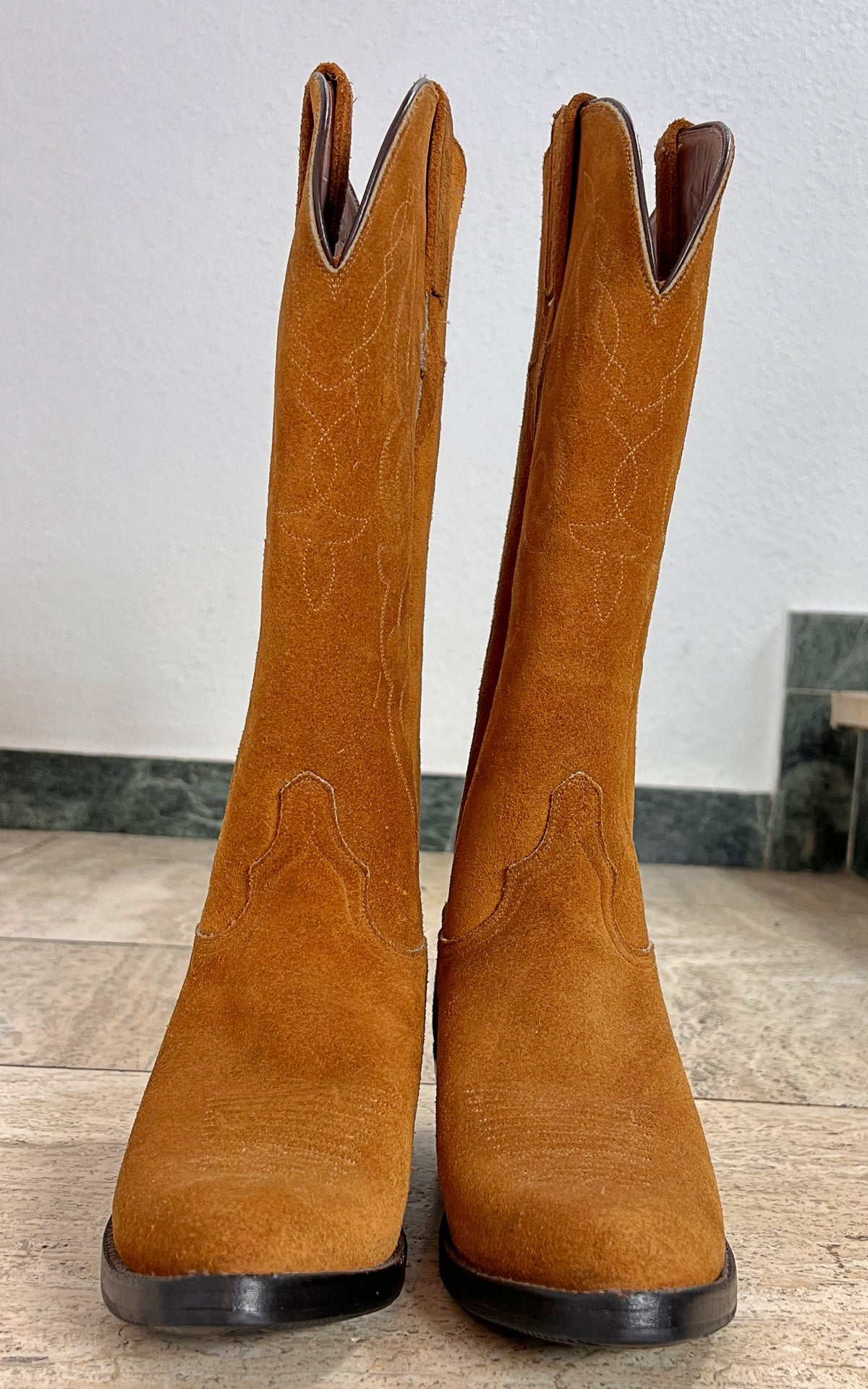 Vintage Handmade LUCCESE Cowboy Boots 37