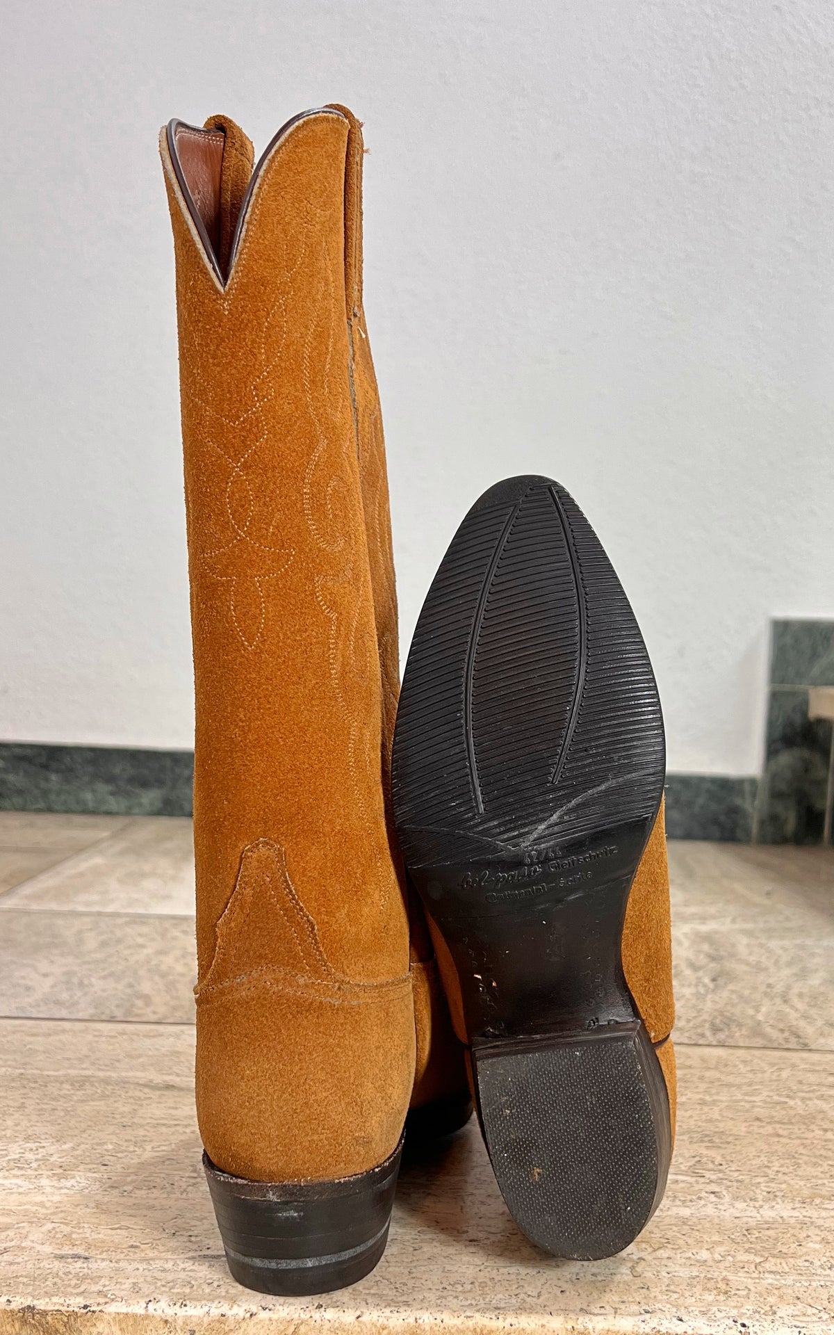 Vintage Handmade LUCCESE Cowboy Boots 37