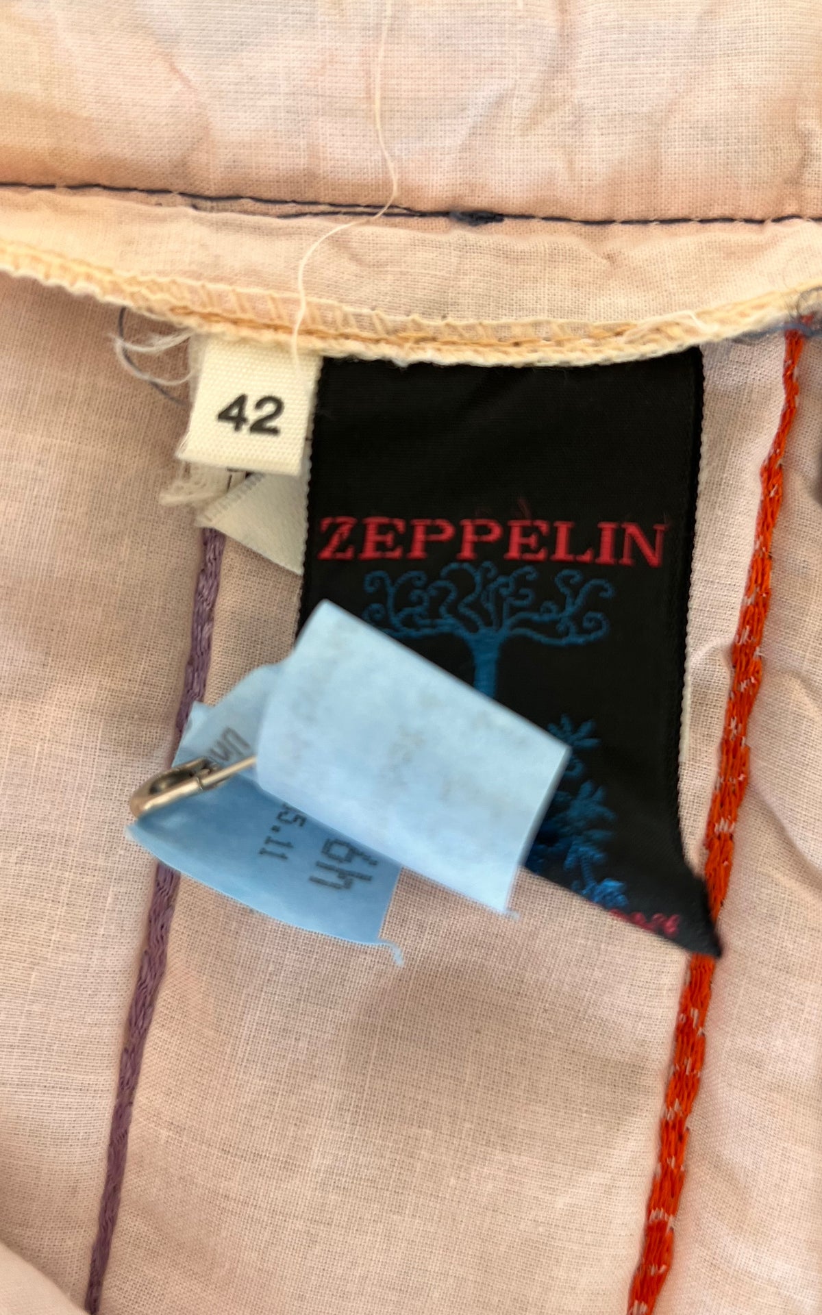 Vintage Zeppelin Puffy Silk Pants