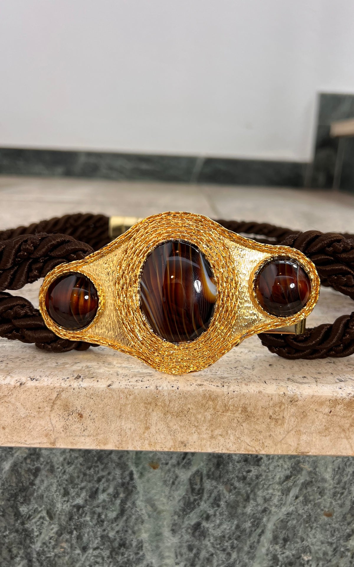 Vintage 70s Statement Rope Belt