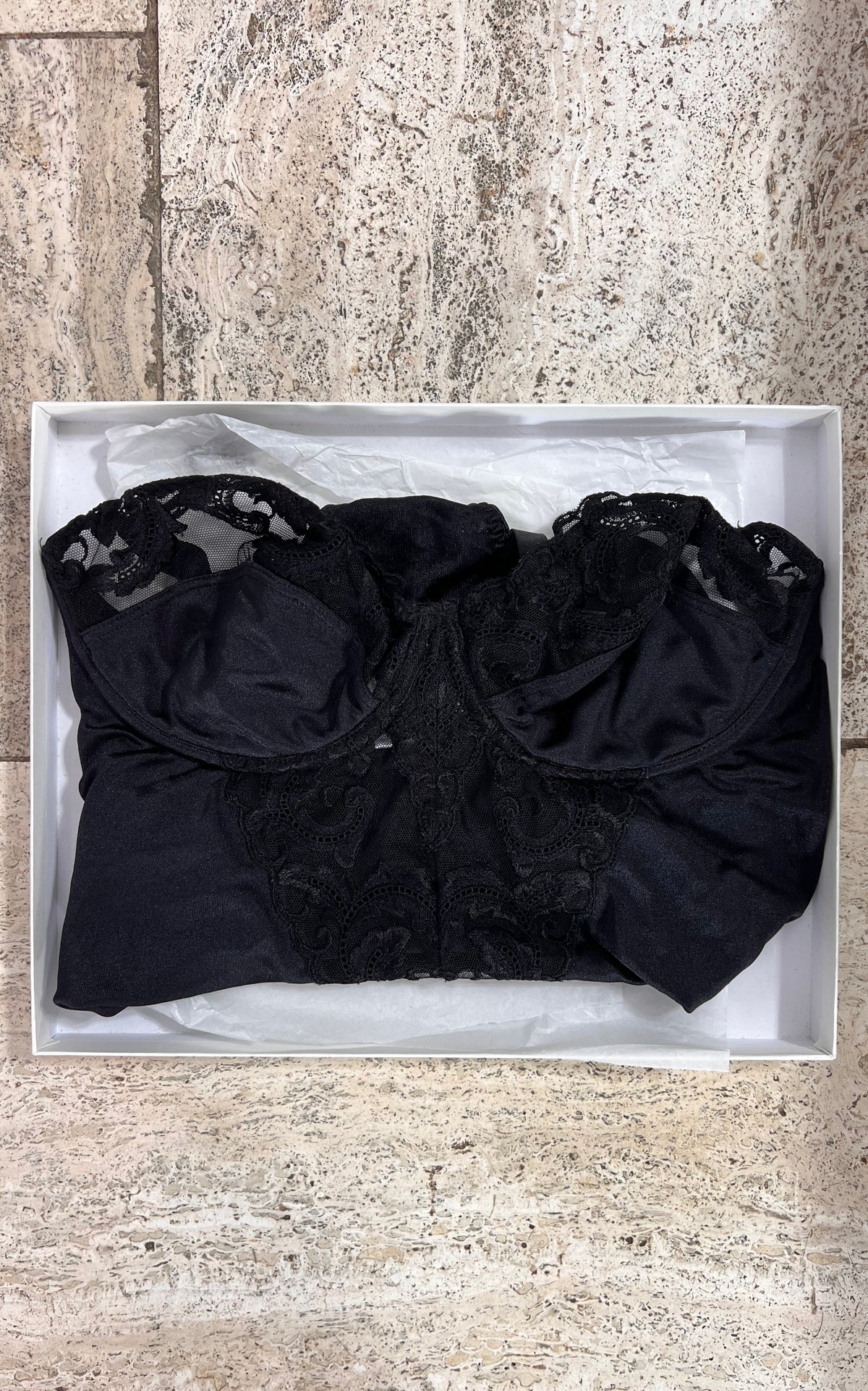 Vintage Escada Black Lace Bodysuit