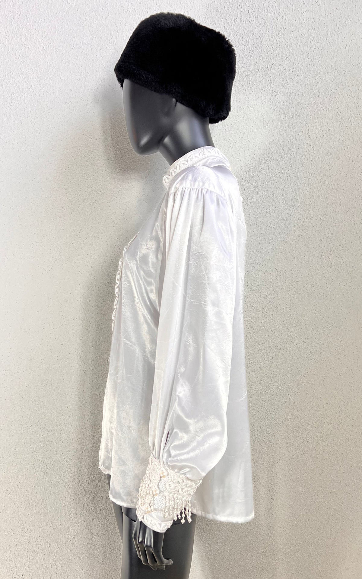 Vintage 80s Cris-Devi Mother of Pearl Blouse