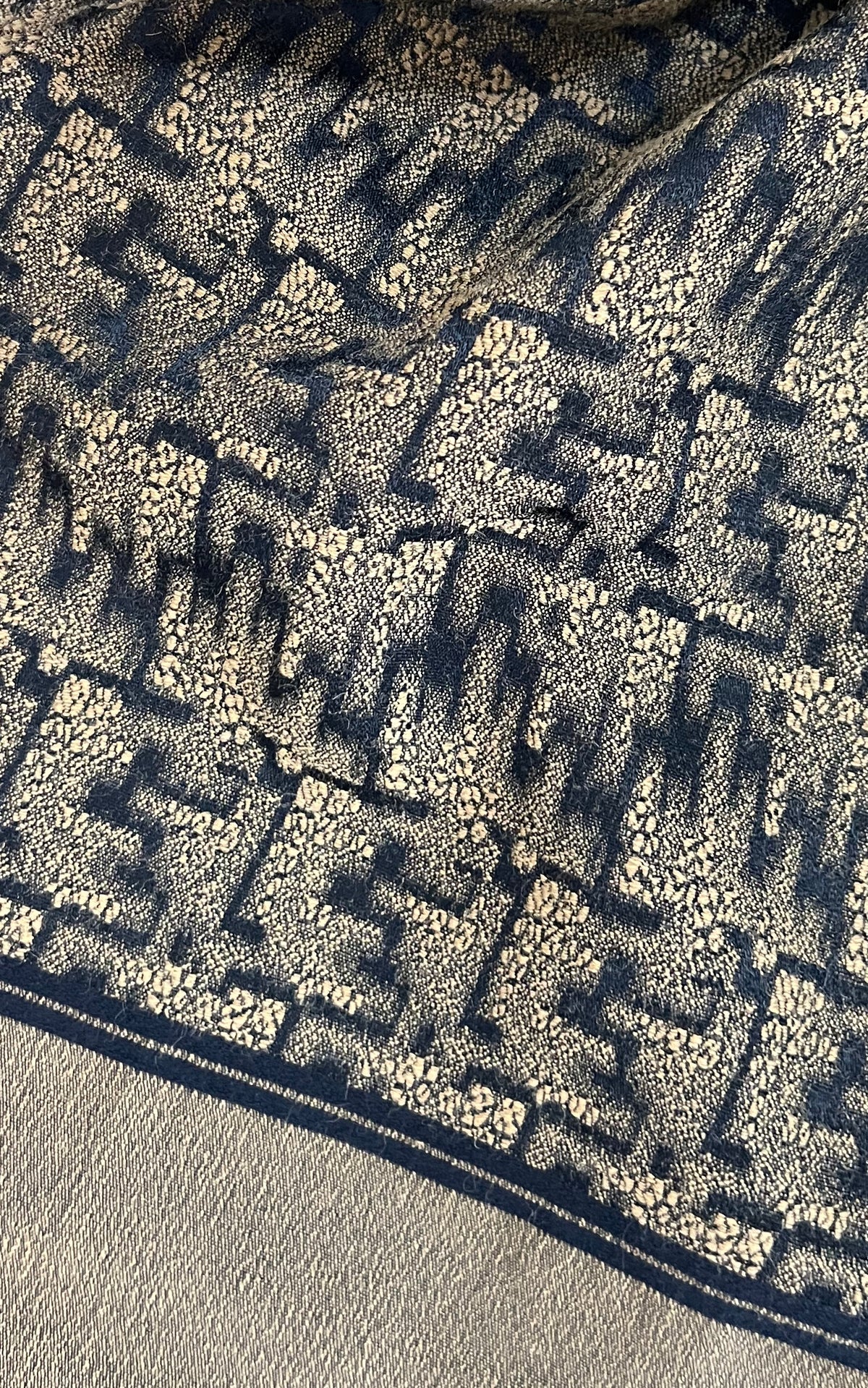 Vintage MENS Wool Scarf