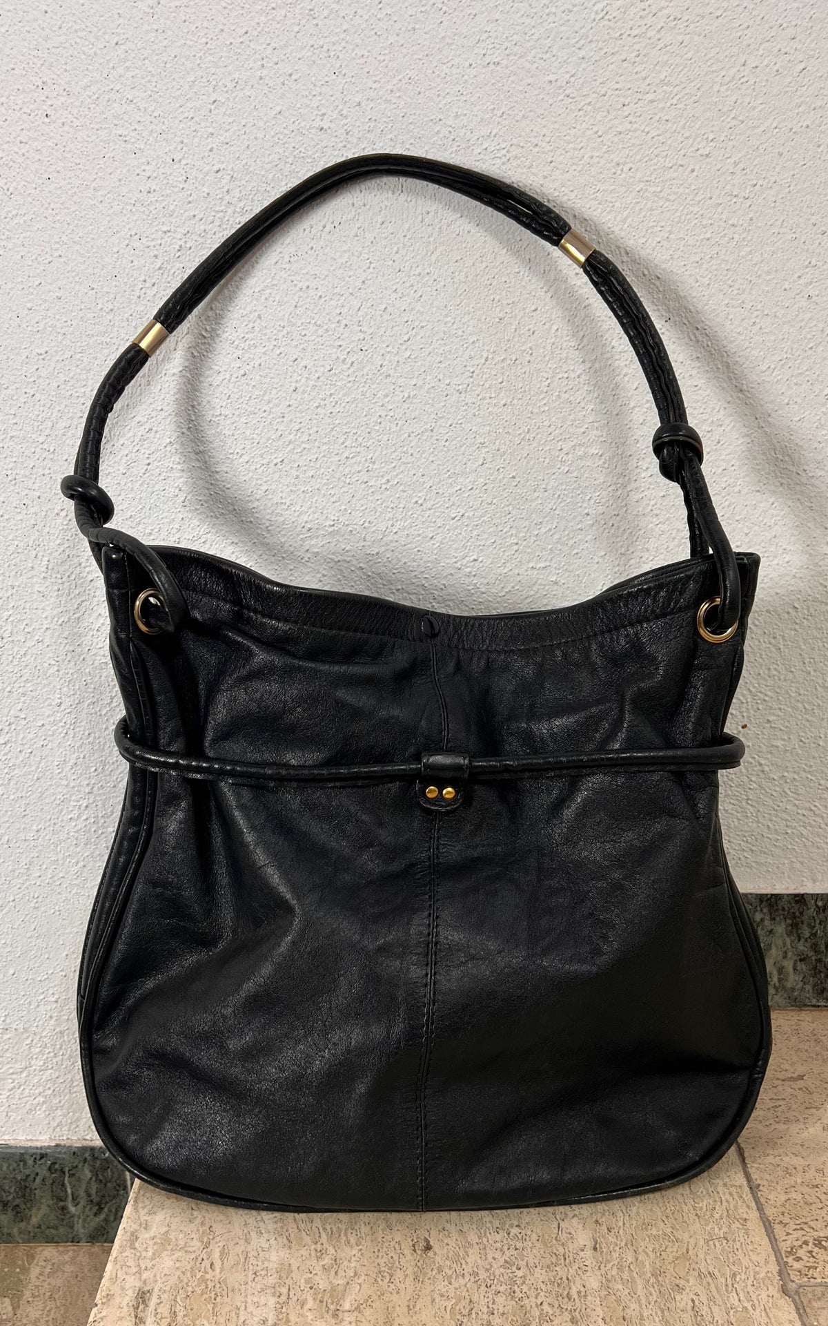Vintage Leather Pouch Bag