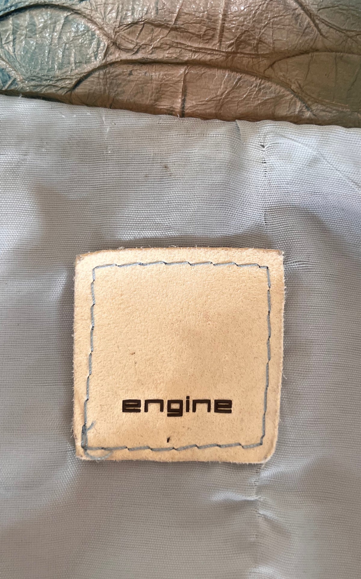 Vintage Engine Y2K Leather Jacket