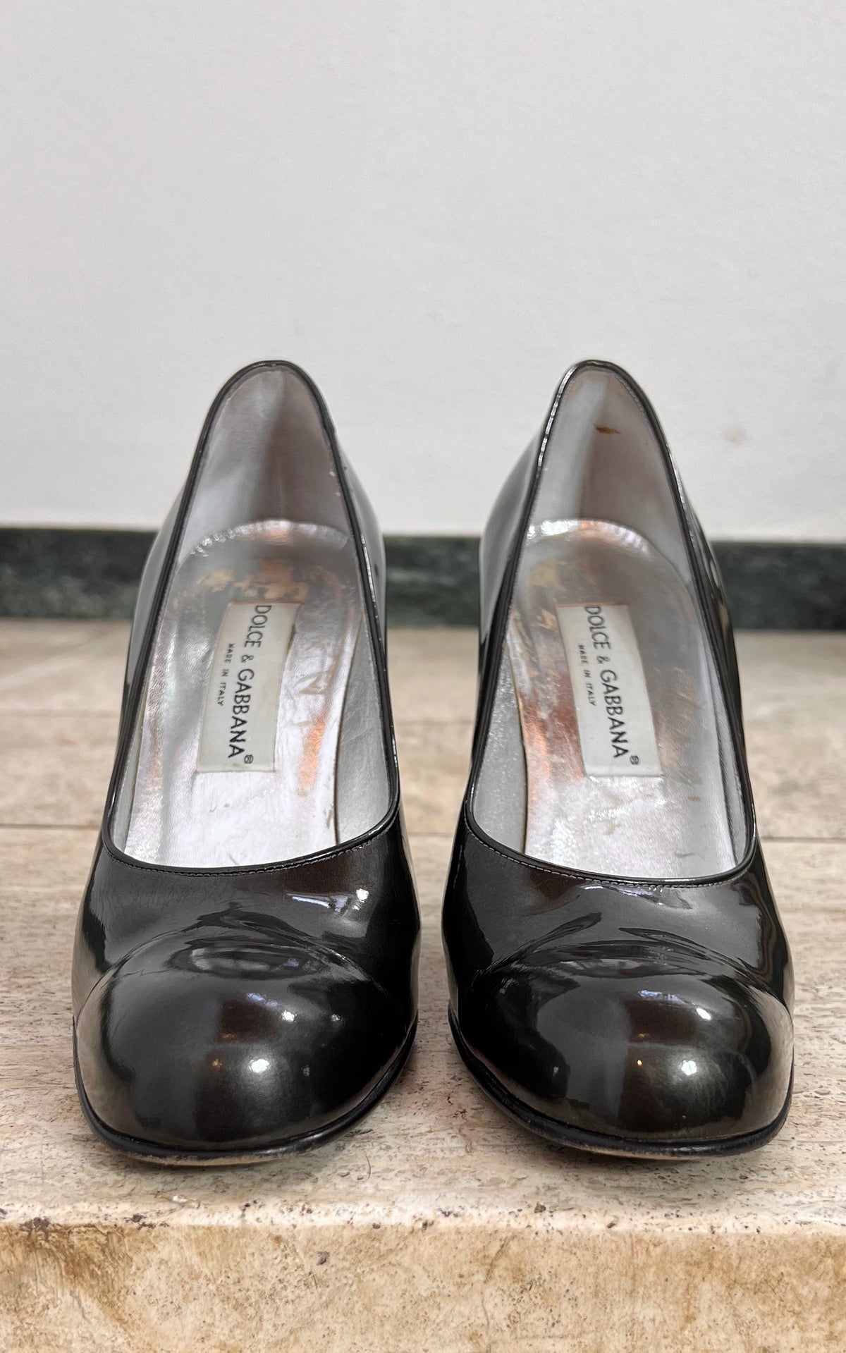 Vintage Patent Dolce & Gabbana Heels 39