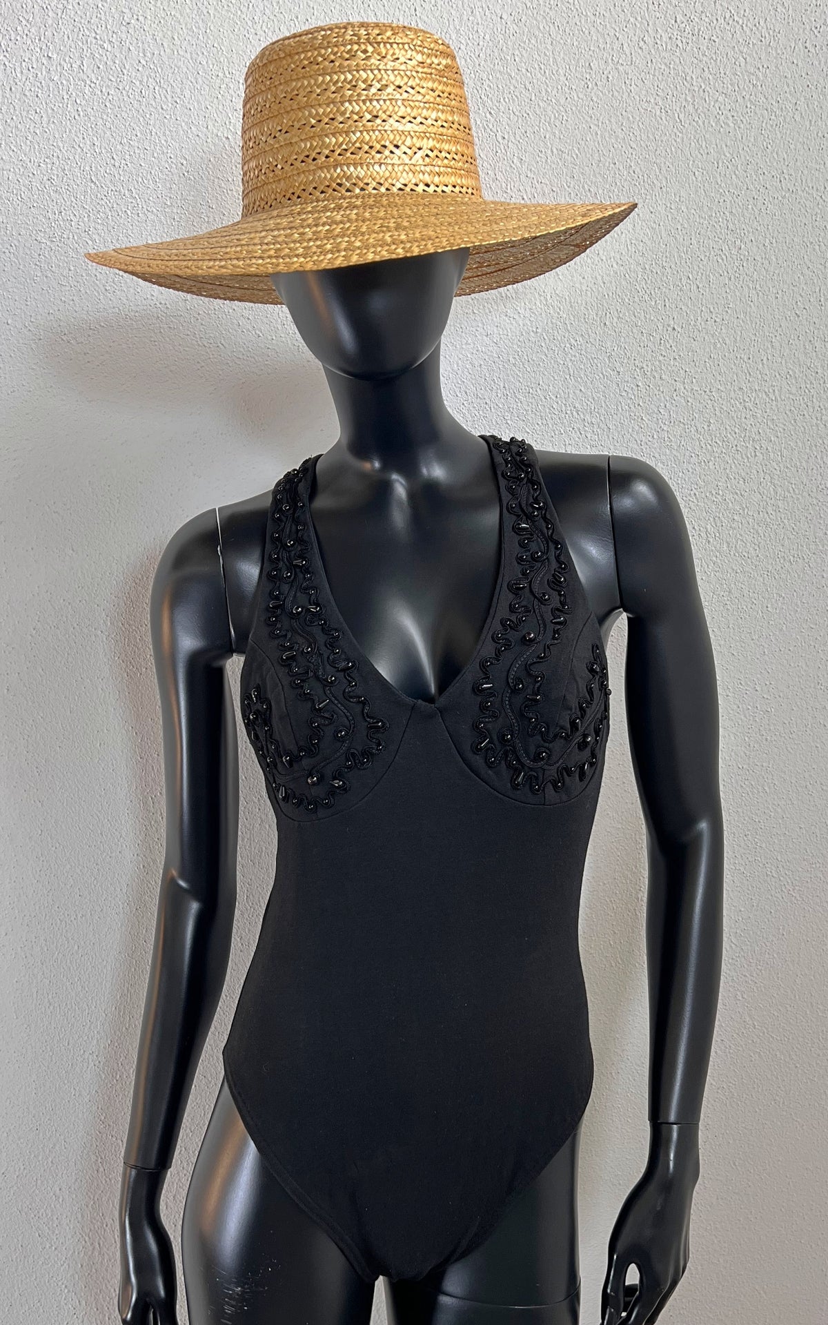 Vintage 90s Embroidered Body Suit