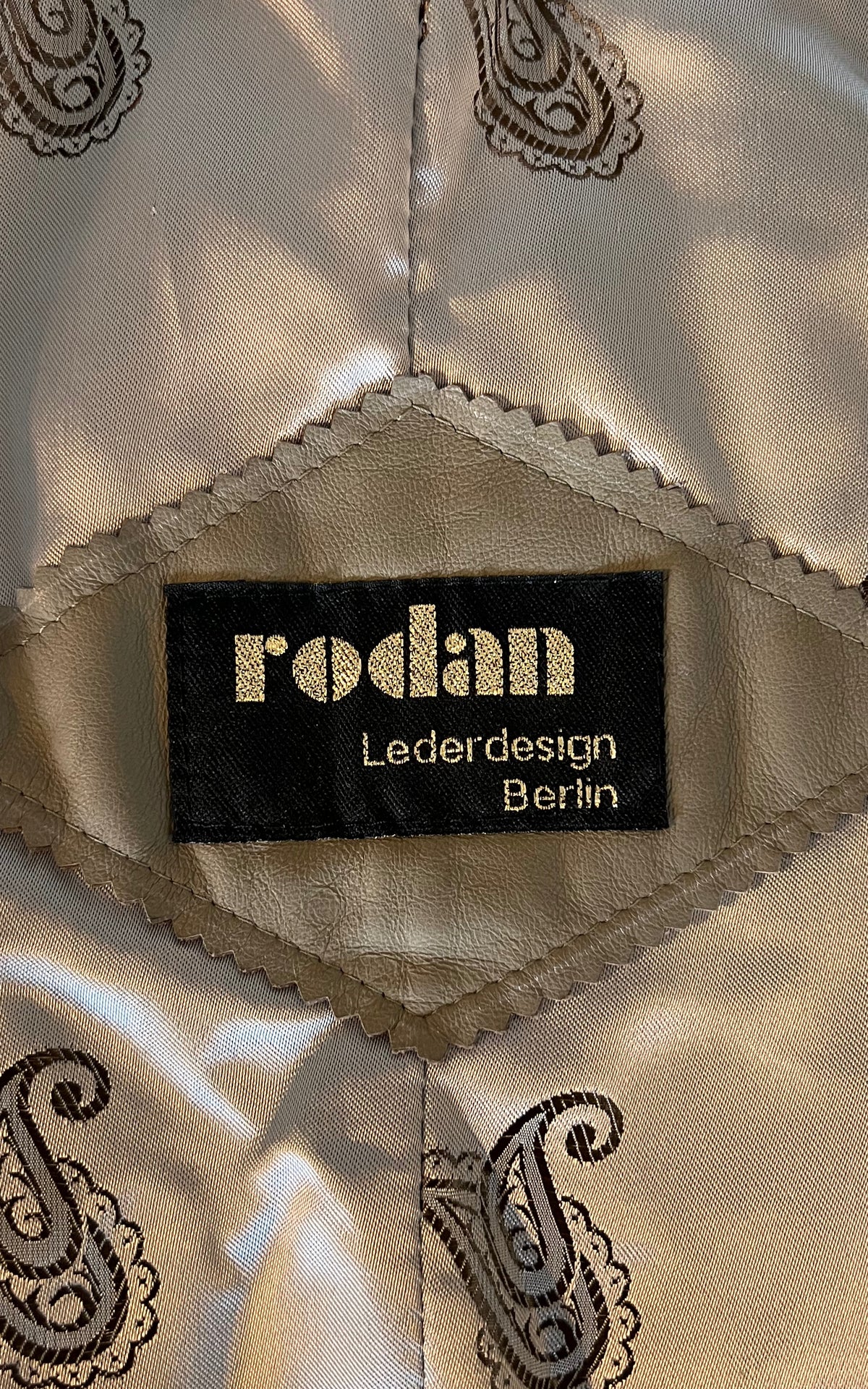 Vintage Rodan Berlin Leather and Snakeskin Jacket