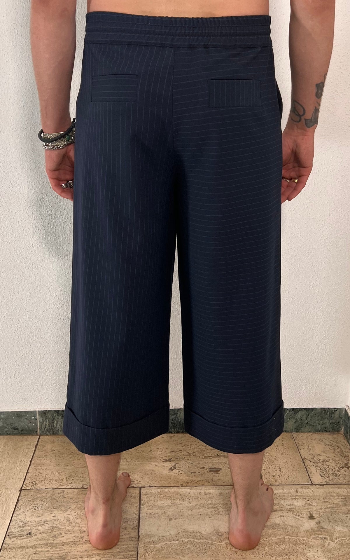 Vintage Emporio Armani 7/8 Pinstripe Pants