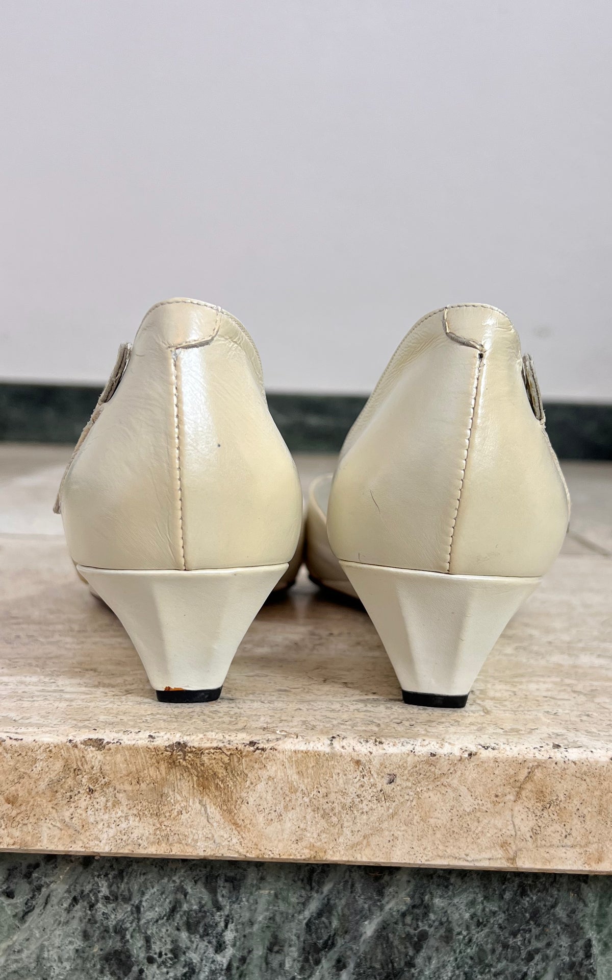Vintage Linea Wally's Venezia Parrot Wedges 40