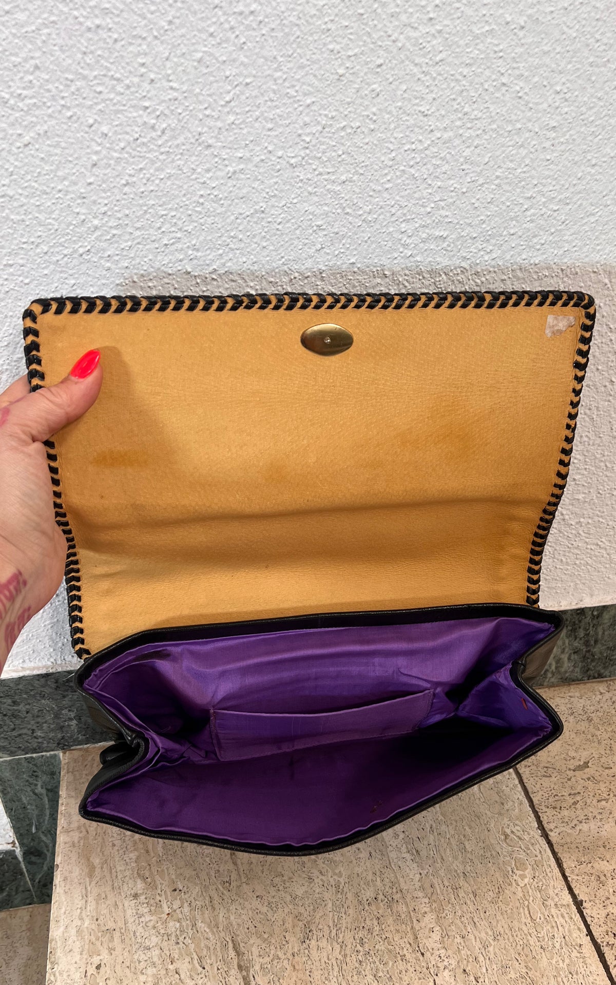 Black Vintage Clutch
