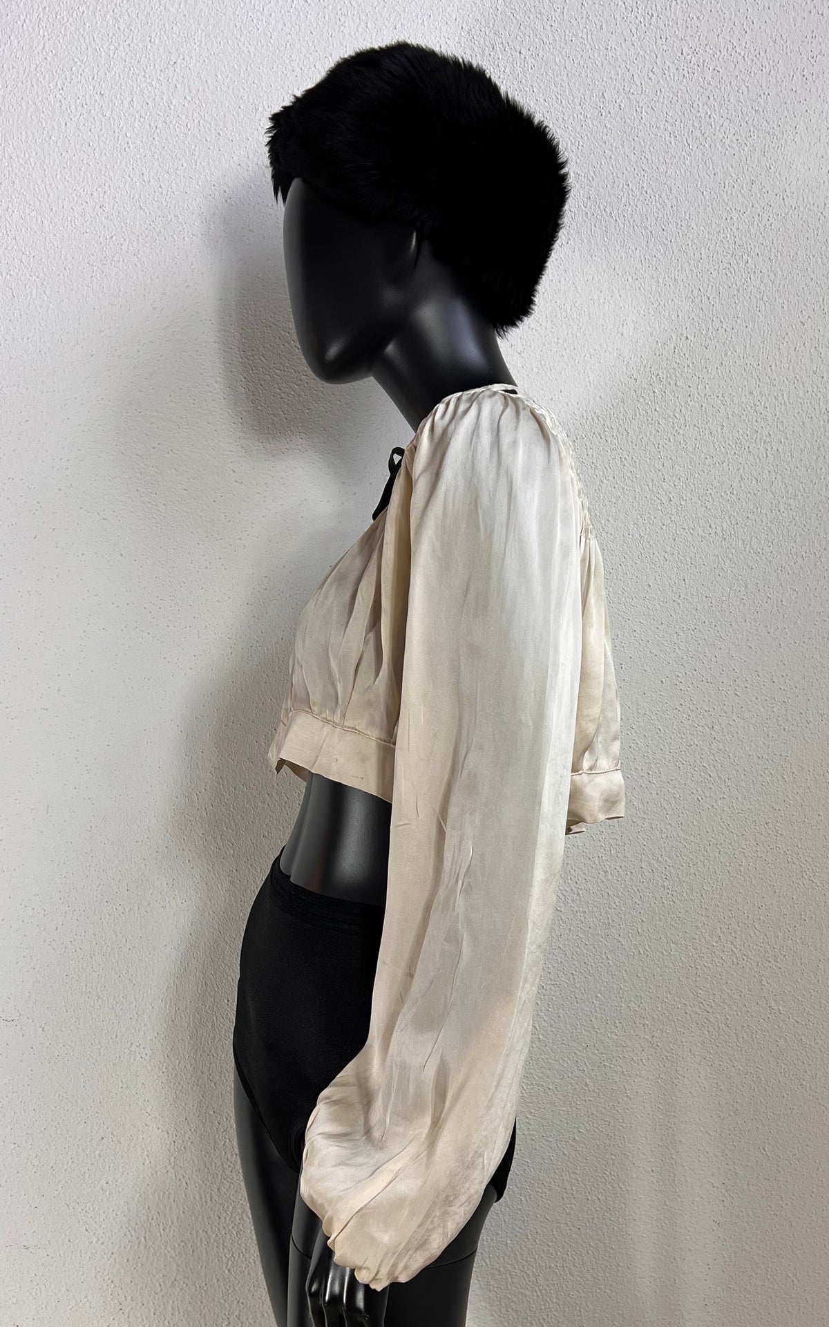 Vintage Reworked Early 20th Century Silk Blouse